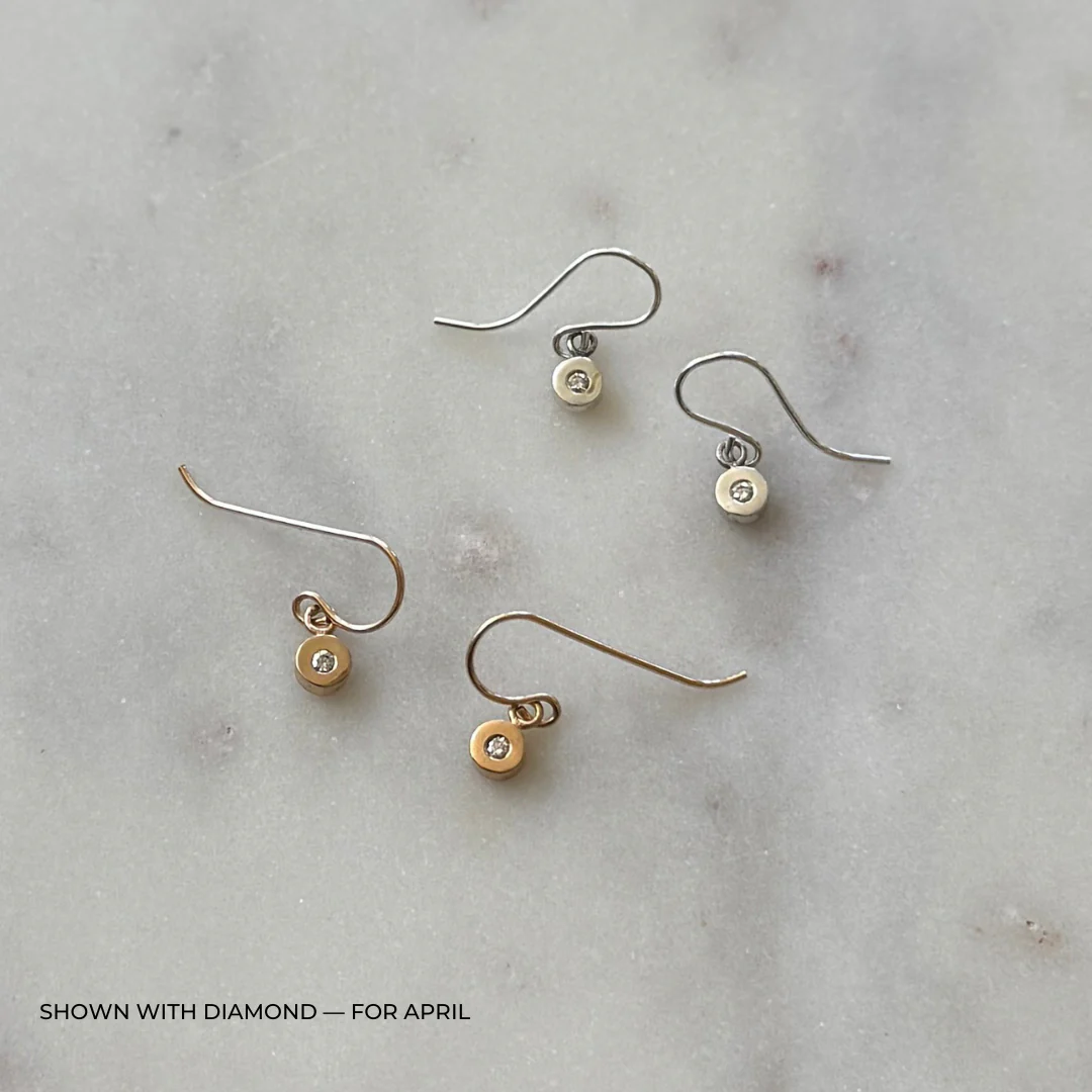 GRACE EARRINGS + BIRTHSTONE - Image 6