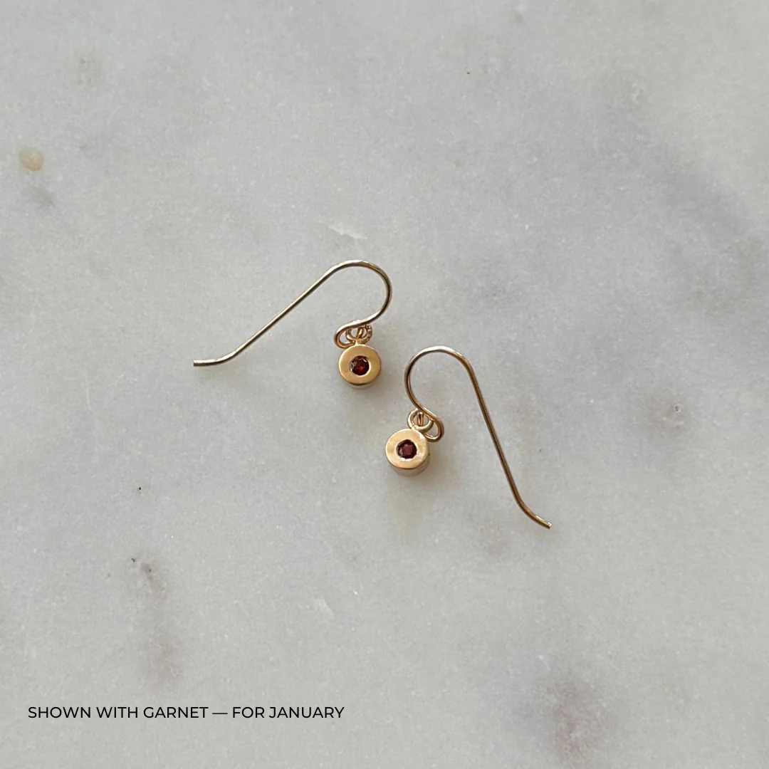 GRACE EARRINGS + BIRTHSTONE - Image 7