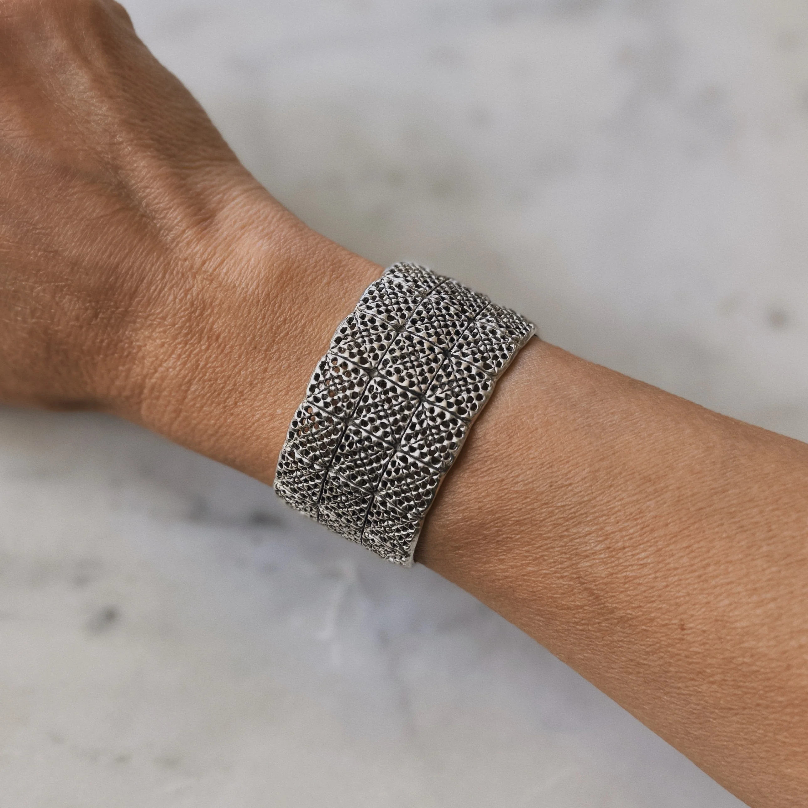 GRANNY SQUARE CUFF — THREE ROW - Image 12