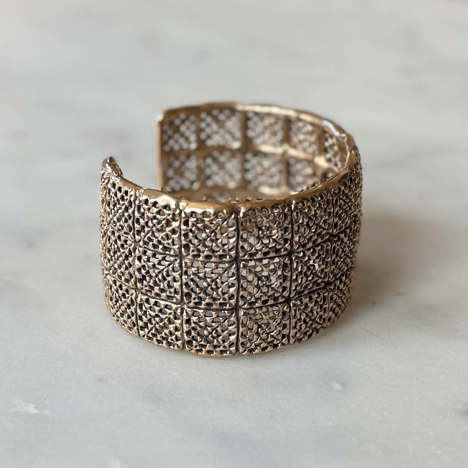 GRANNY SQUARE CUFF — THREE ROW - Image 4