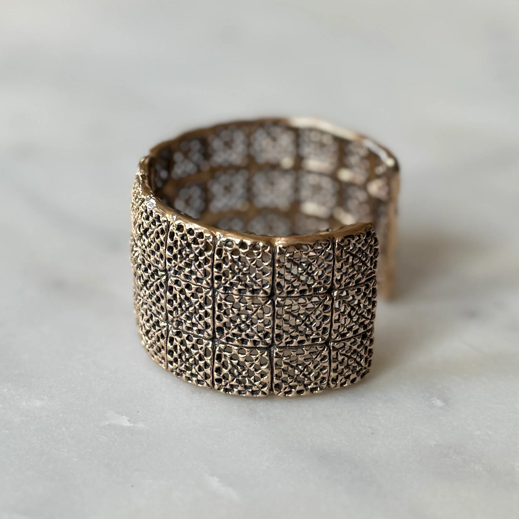 GRANNY SQUARE CUFF — THREE ROW - Image 7