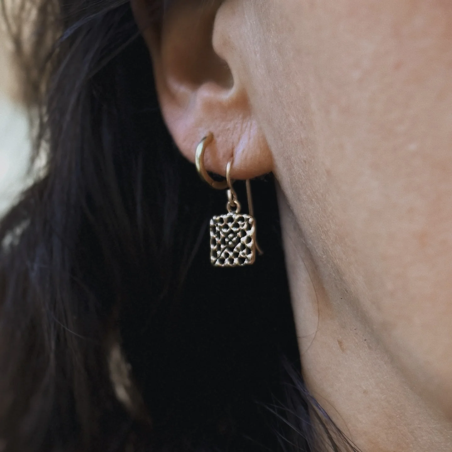 GRANNY SQUARE EARRINGS - Image 2