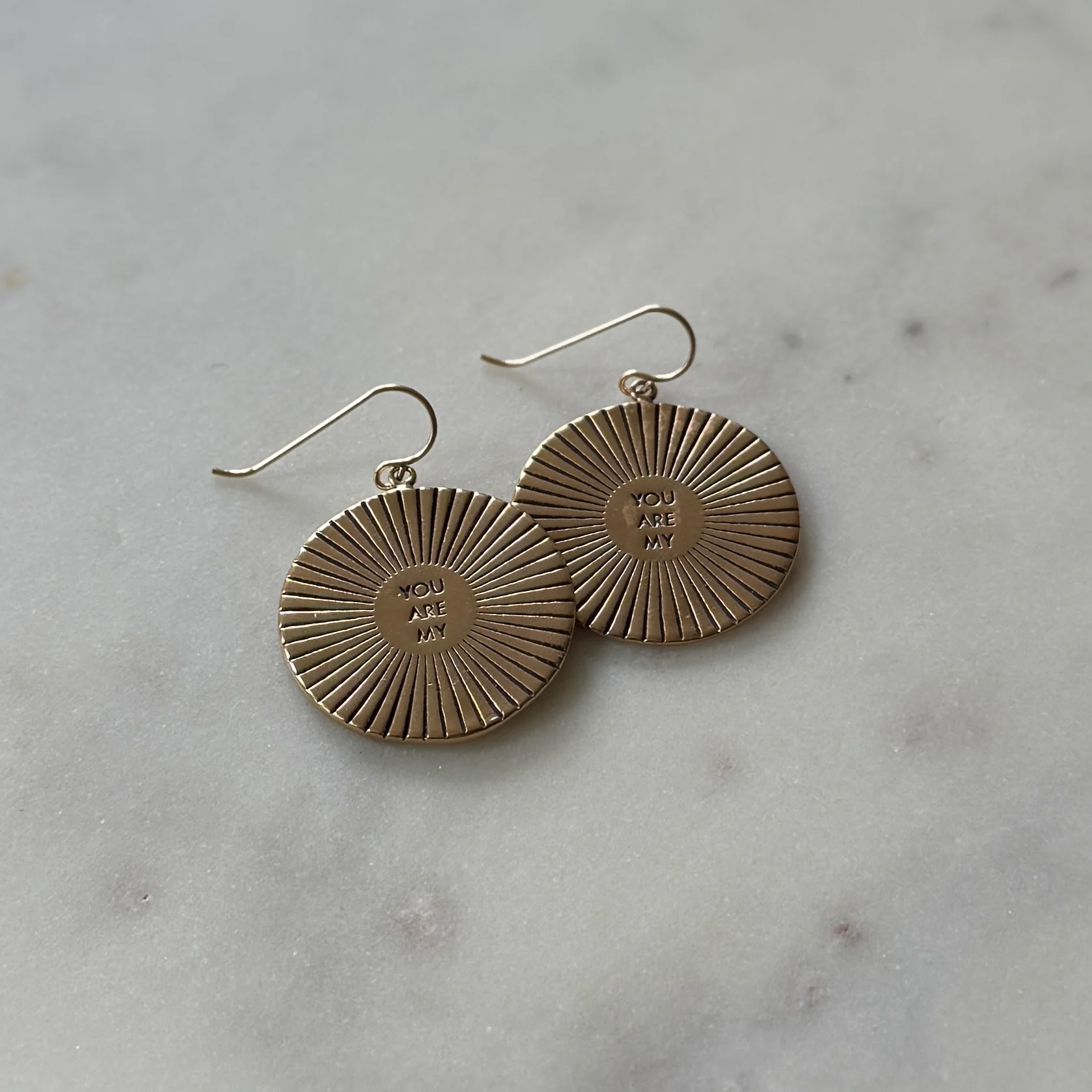 ARCHIVE — YOU ARE MY SUNSHINE EARRINGS — LARGE - Image 3