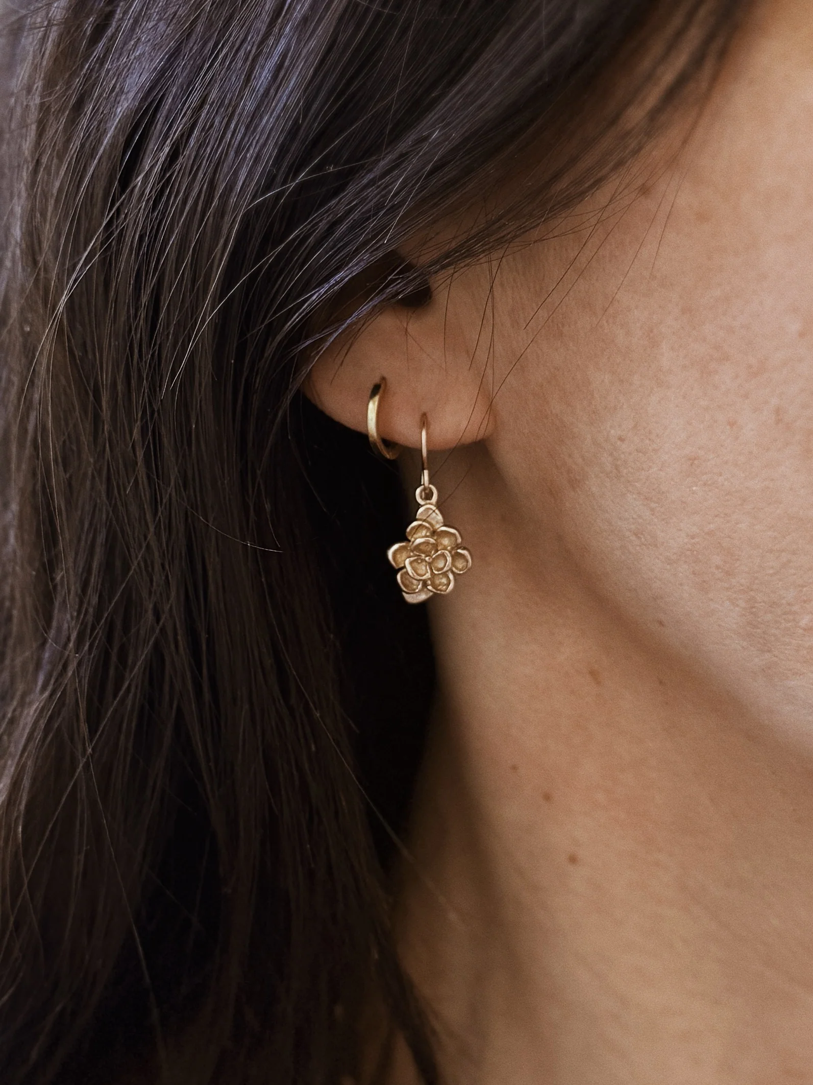 MAGNOLIA EARRINGS — SMALL - Image 2