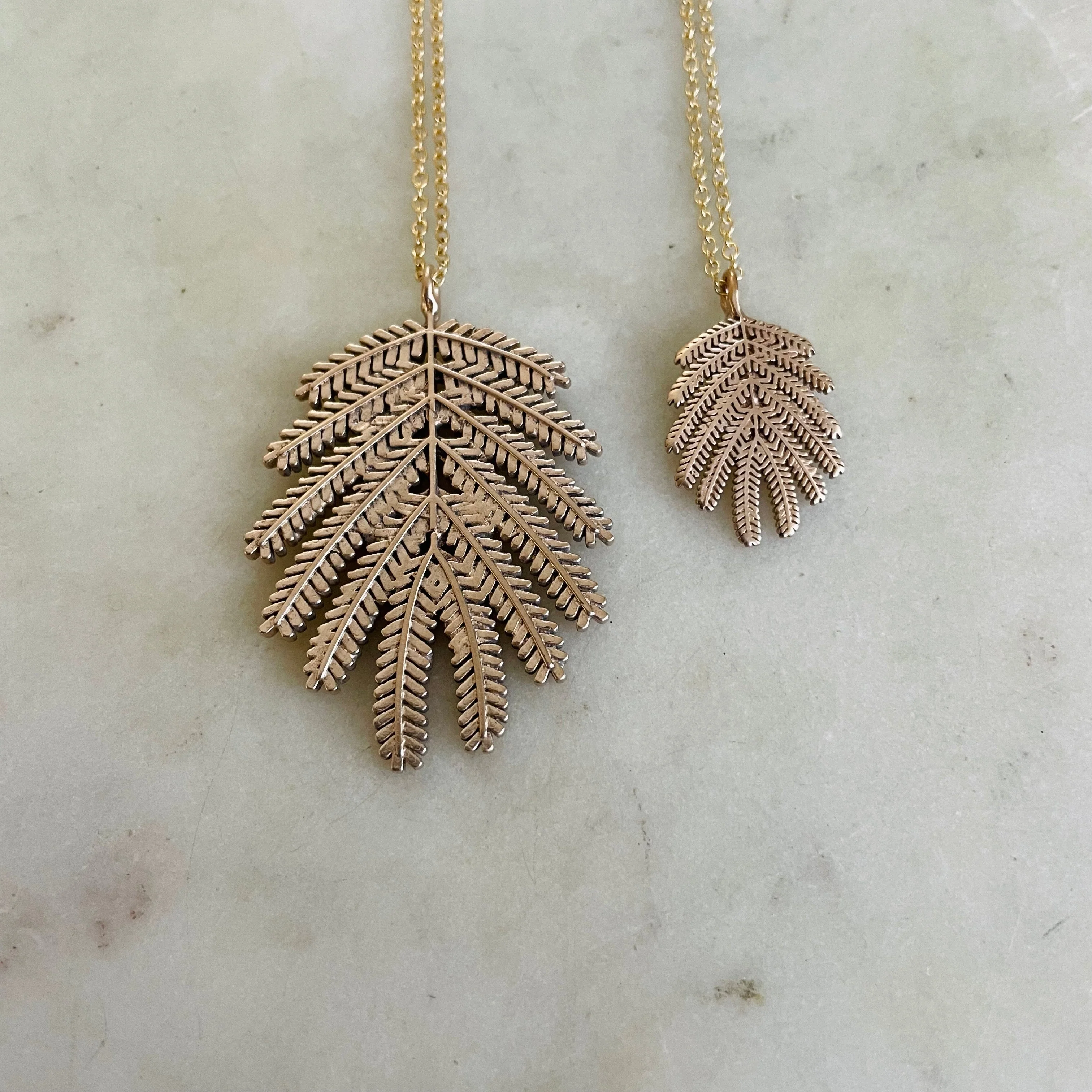 MIMOSA LEAF PENDANT — LARGE - Image 5