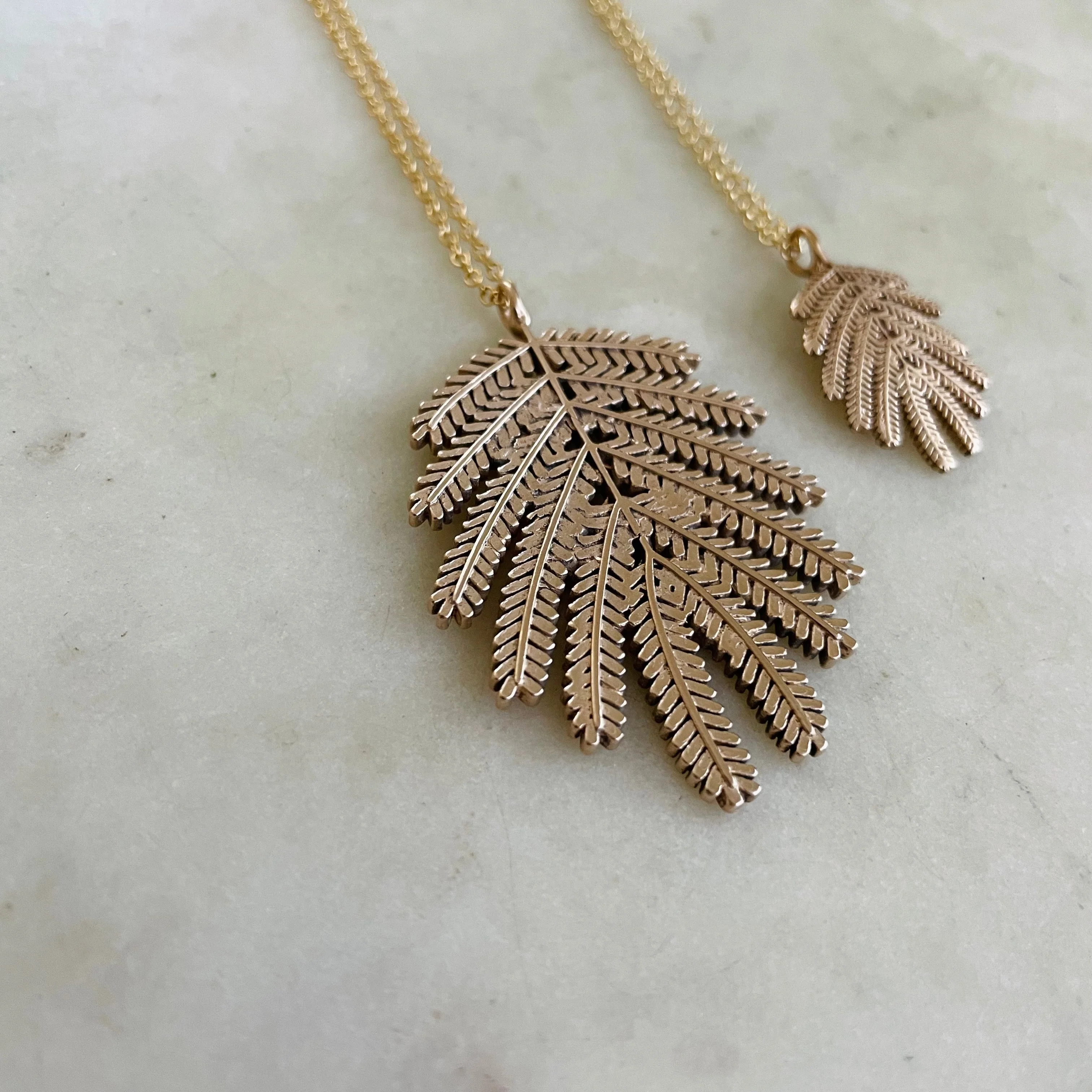 MIMOSA LEAF PENDANT — LARGE - Image 6
