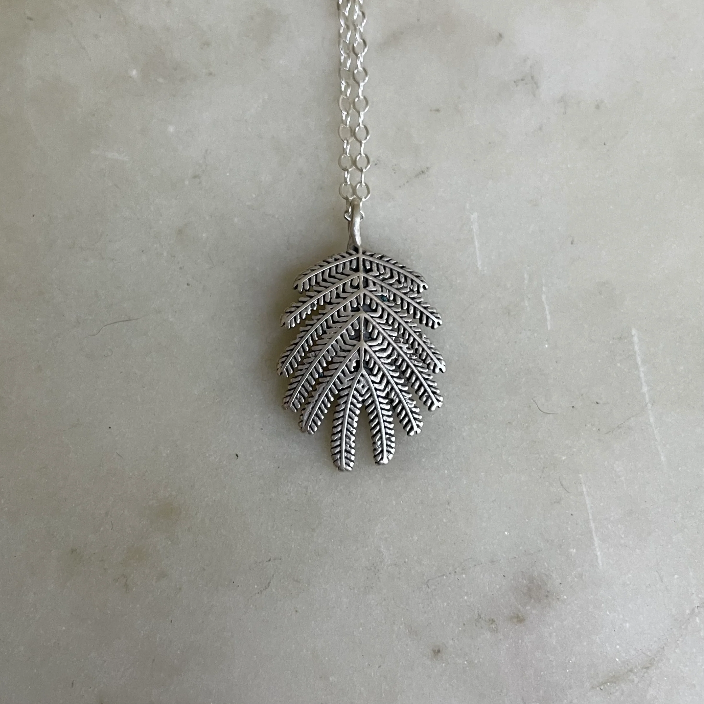 MIMOSA LEAF PENDANT — SMALL - Image 10
