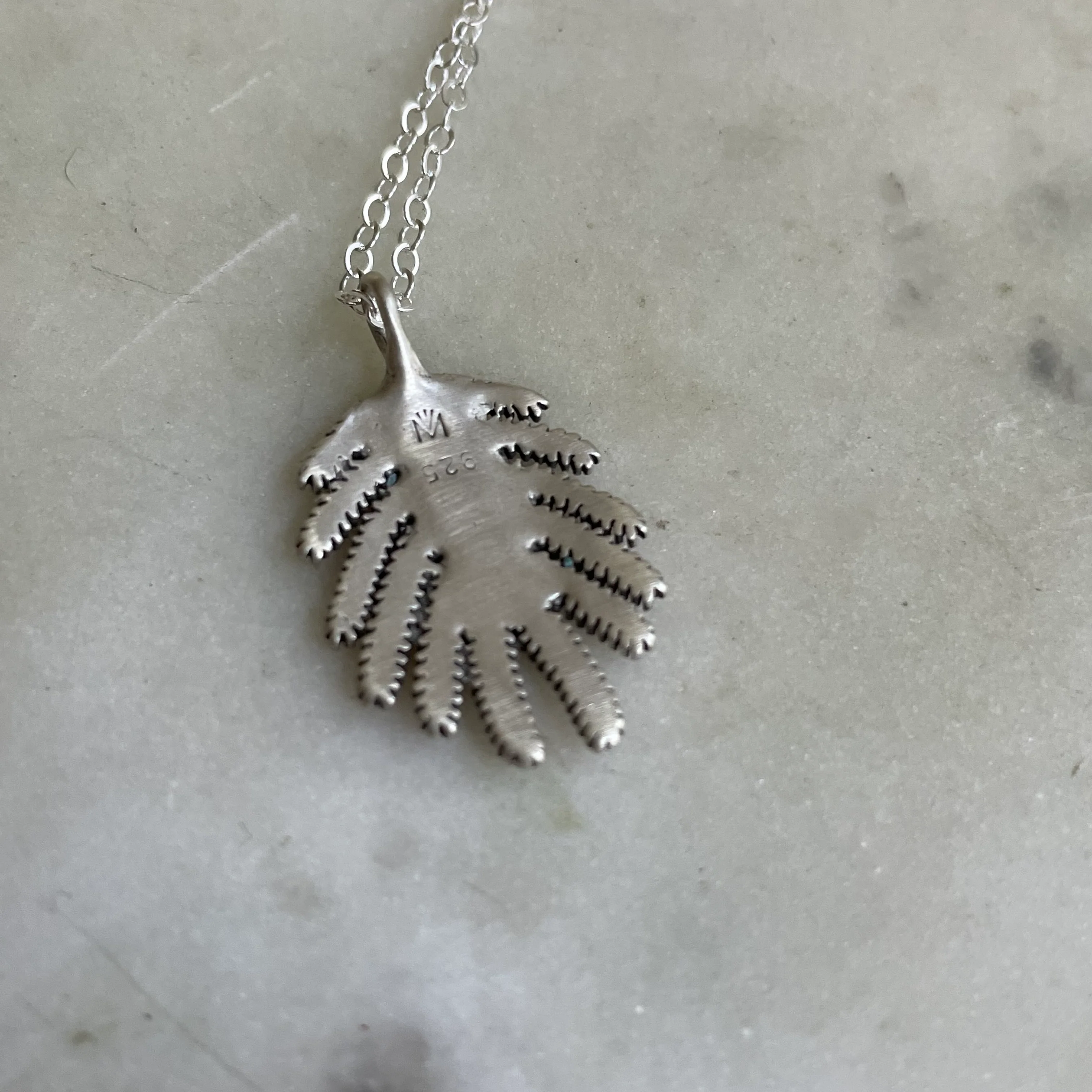 MIMOSA LEAF PENDANT — SMALL - Image 12