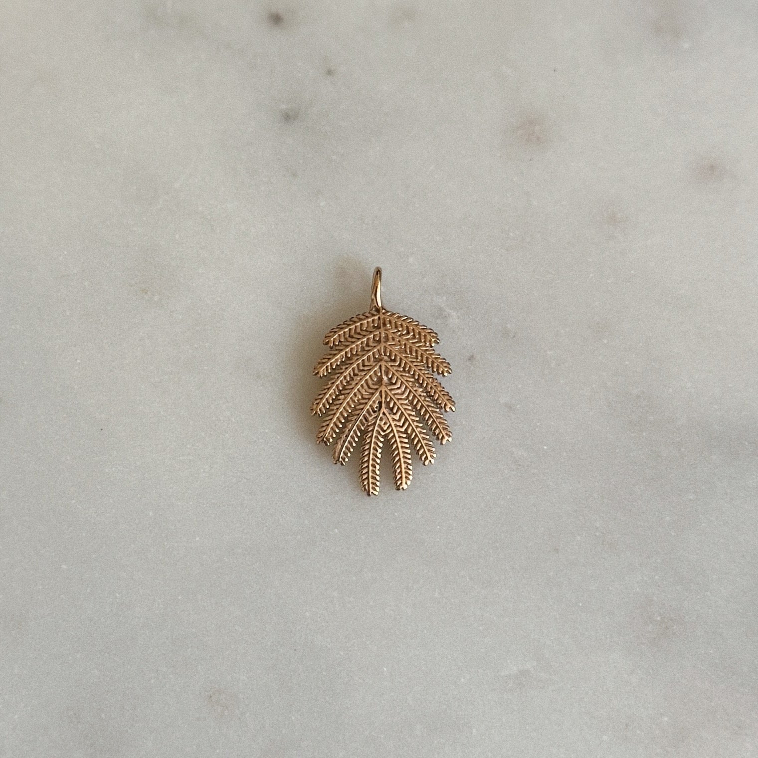 MIMOSA LEAF PENDANT — SMALL - Image 2