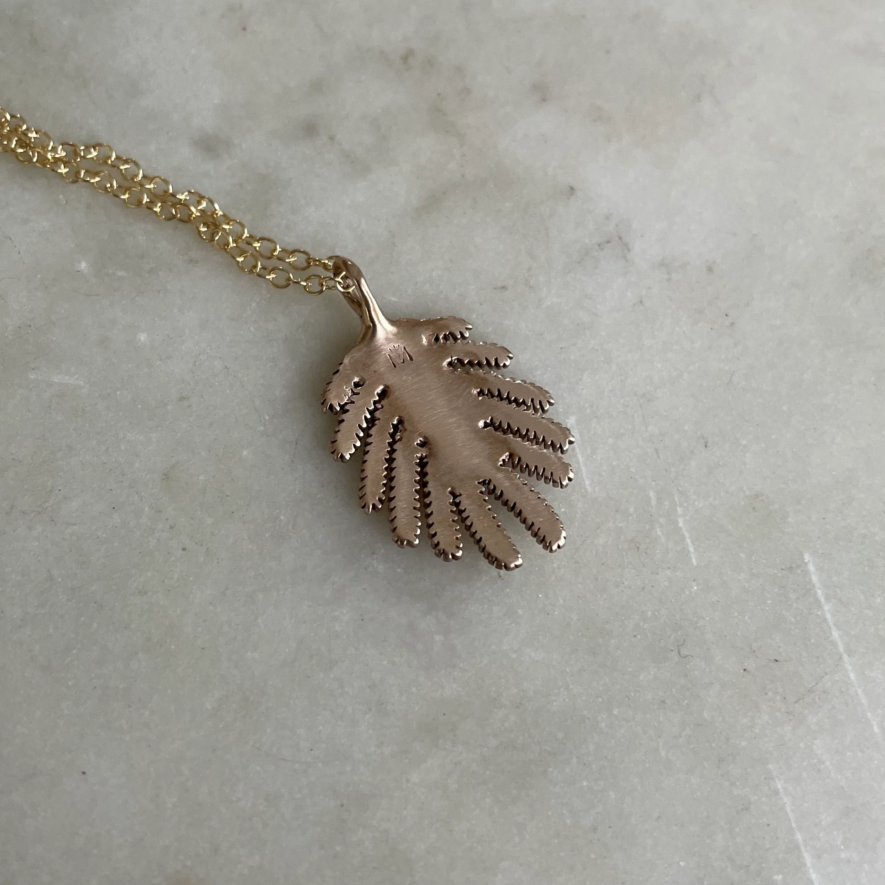 MIMOSA LEAF PENDANT — SMALL - Image 8