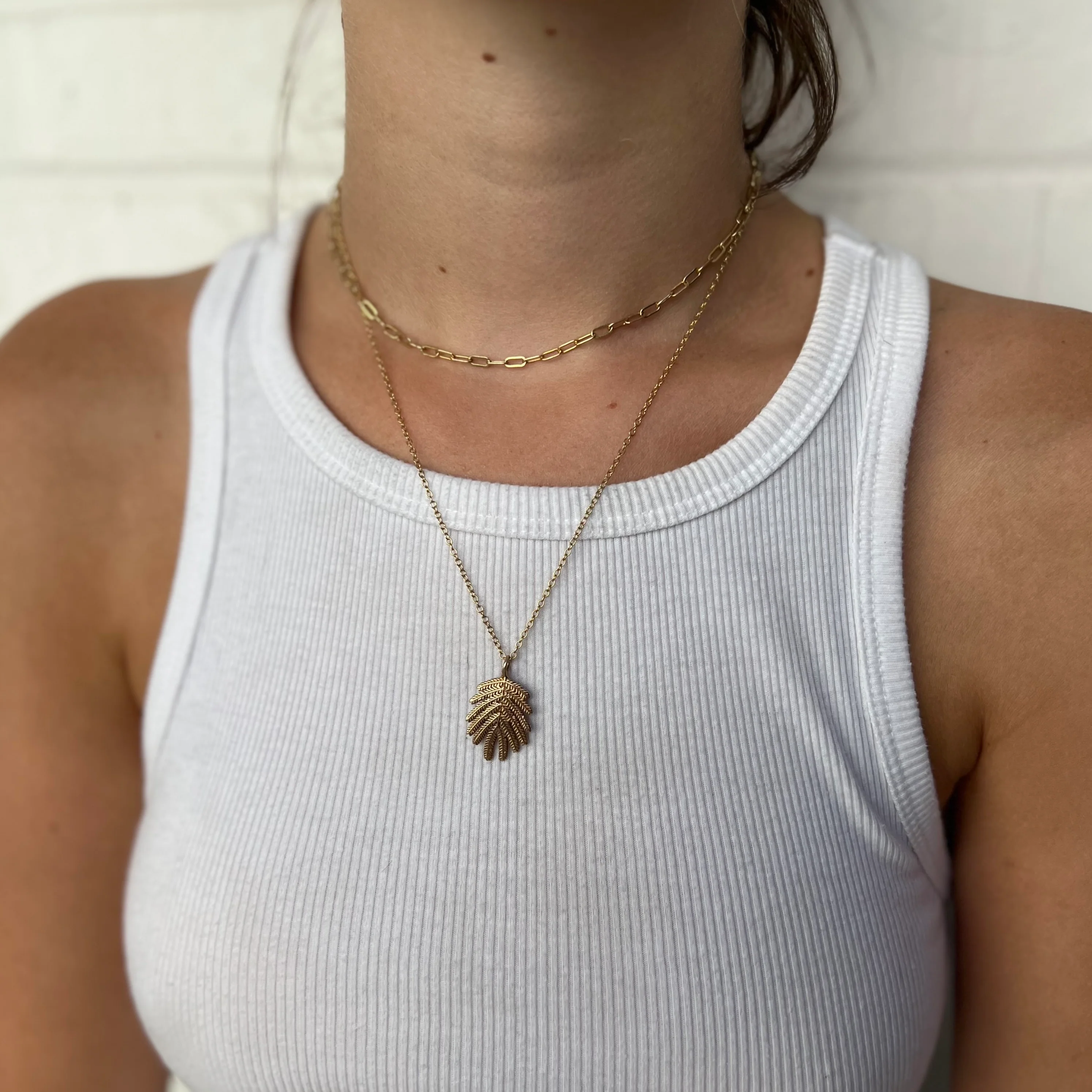 MIMOSA LEAF PENDANT — SMALL - Image 9
