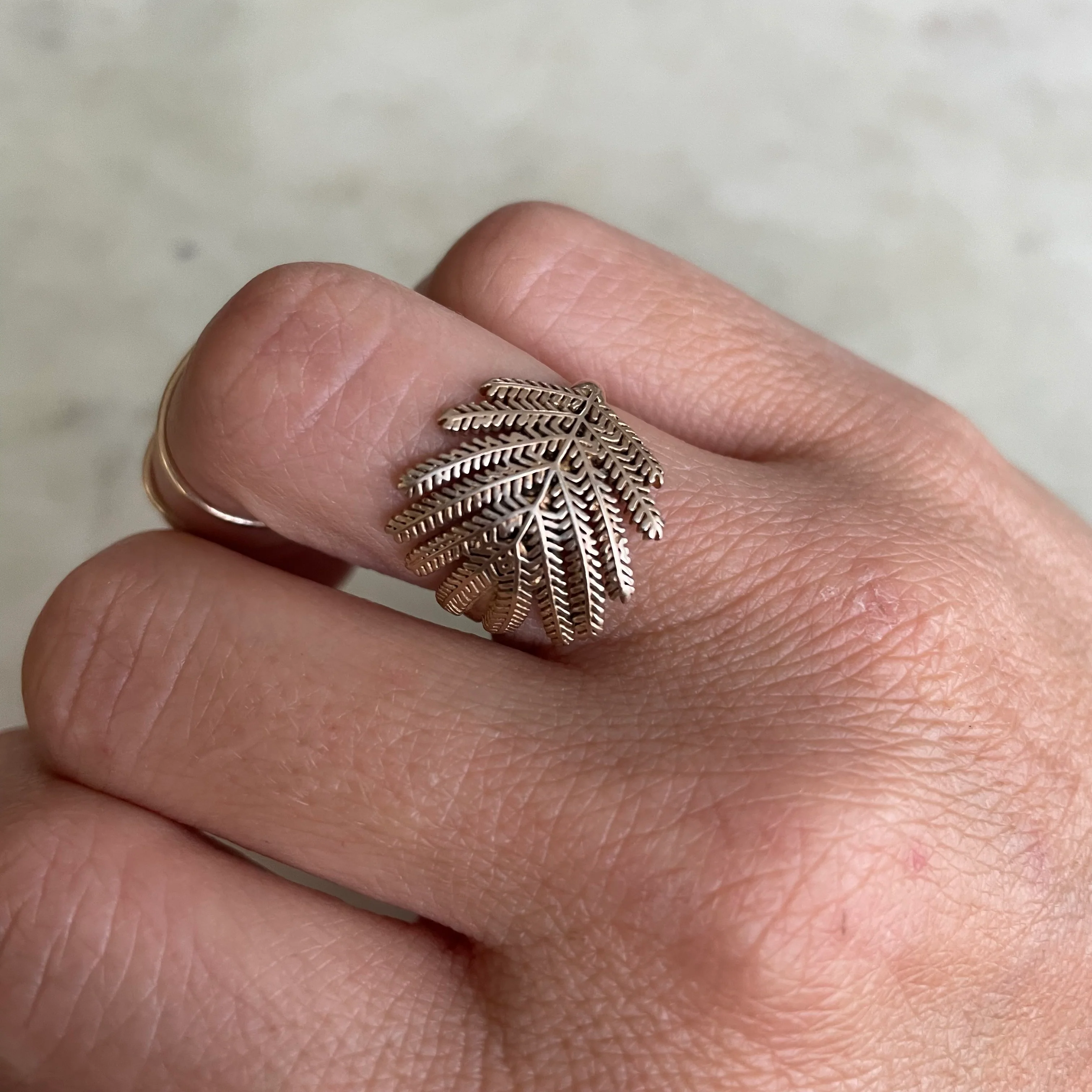 MIMOSA LEAF RING - Image 6