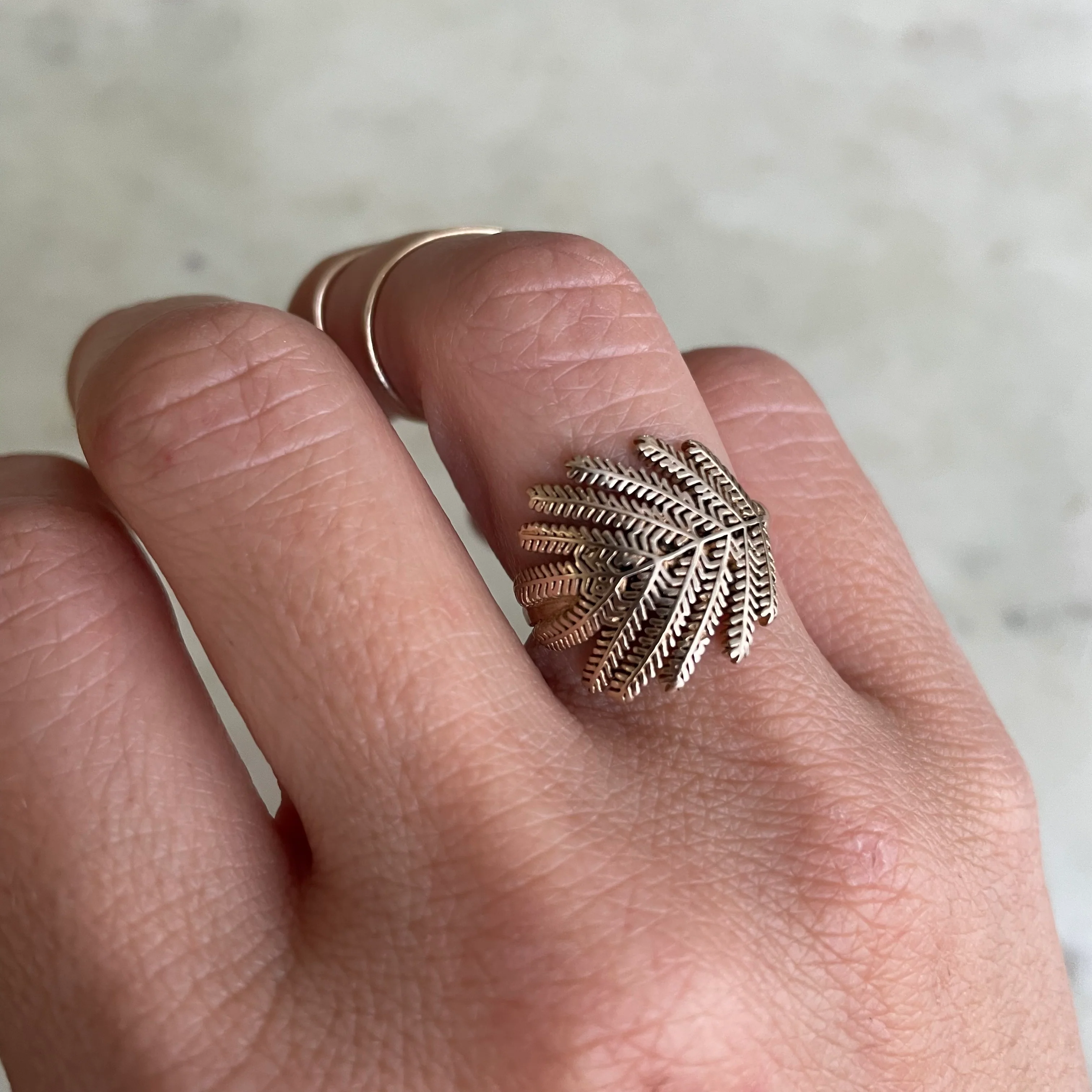MIMOSA LEAF RING - Image 7