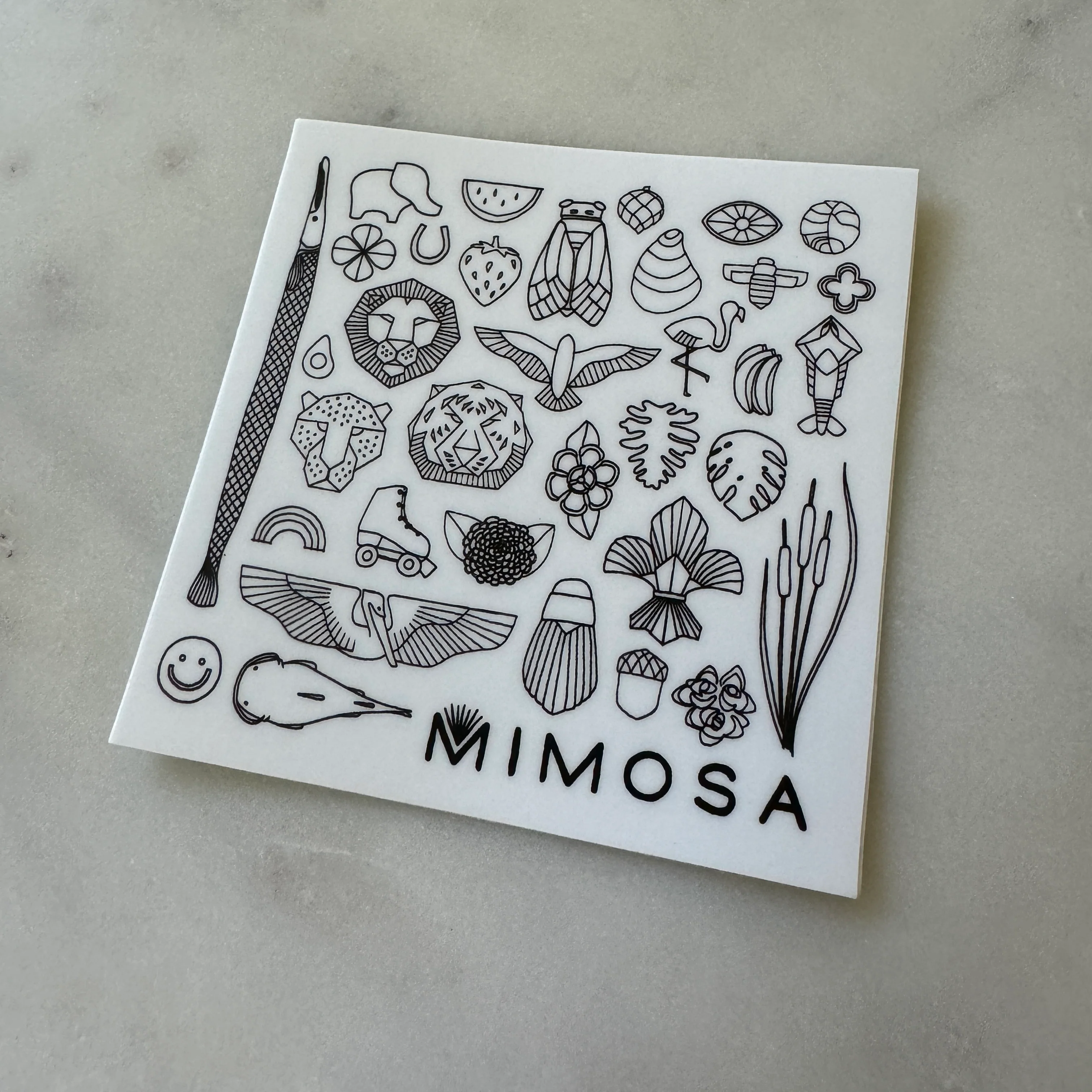 MIMOSA SKETCHES STICKER - Image 2