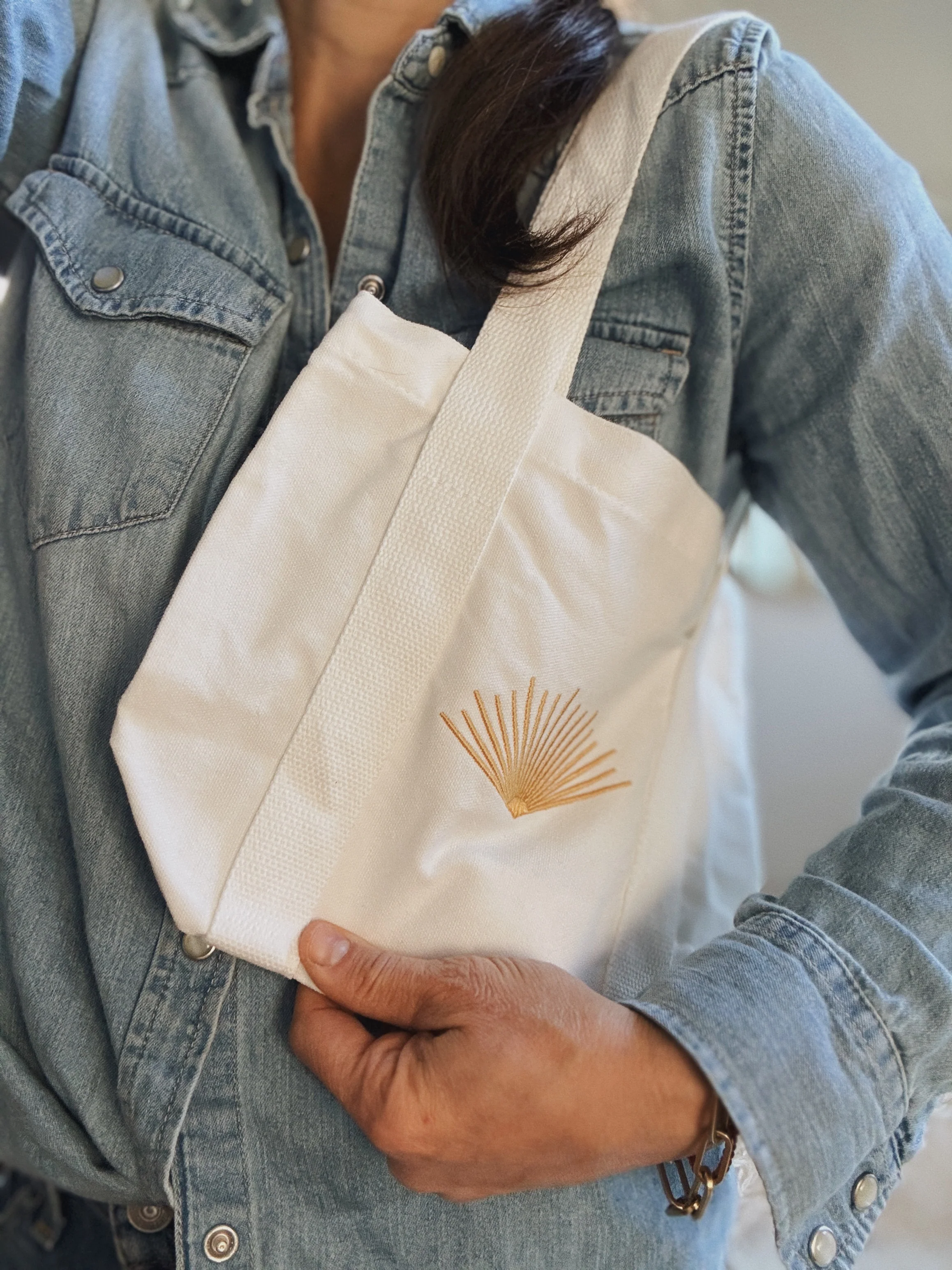 MINI MIMOSA CANVAS TOTE - Image 2