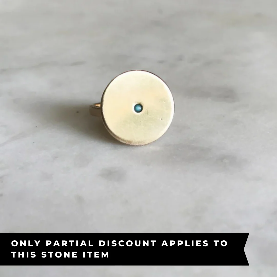 ARCHIVE — MINIMAL CIRCLE STONE RING - Image 17