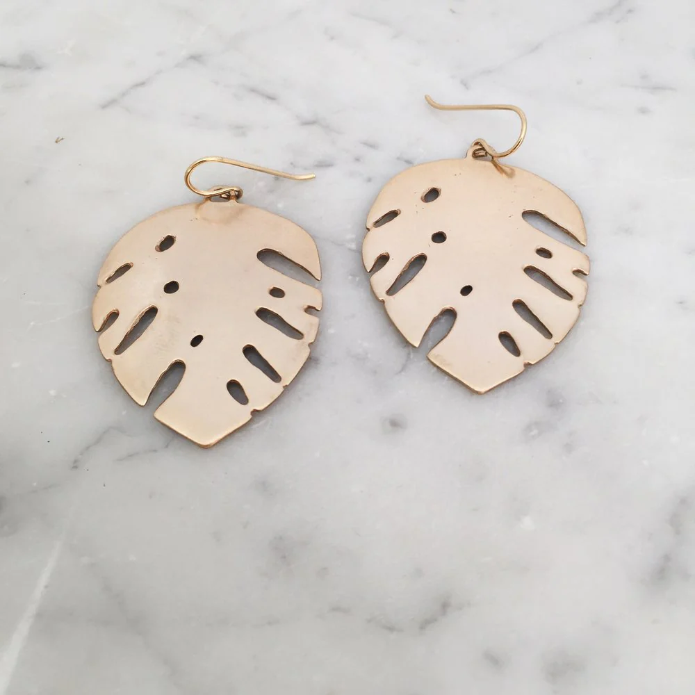 MONSTERA EARRINGS - Image 3