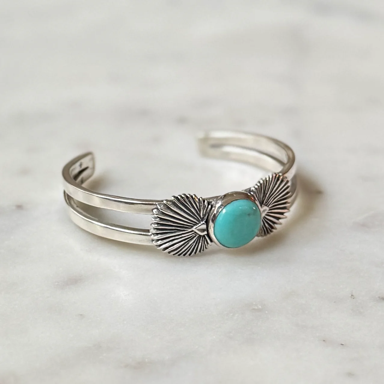 PALMETTO LEAF CUFF + TURQUOISE - Image 12