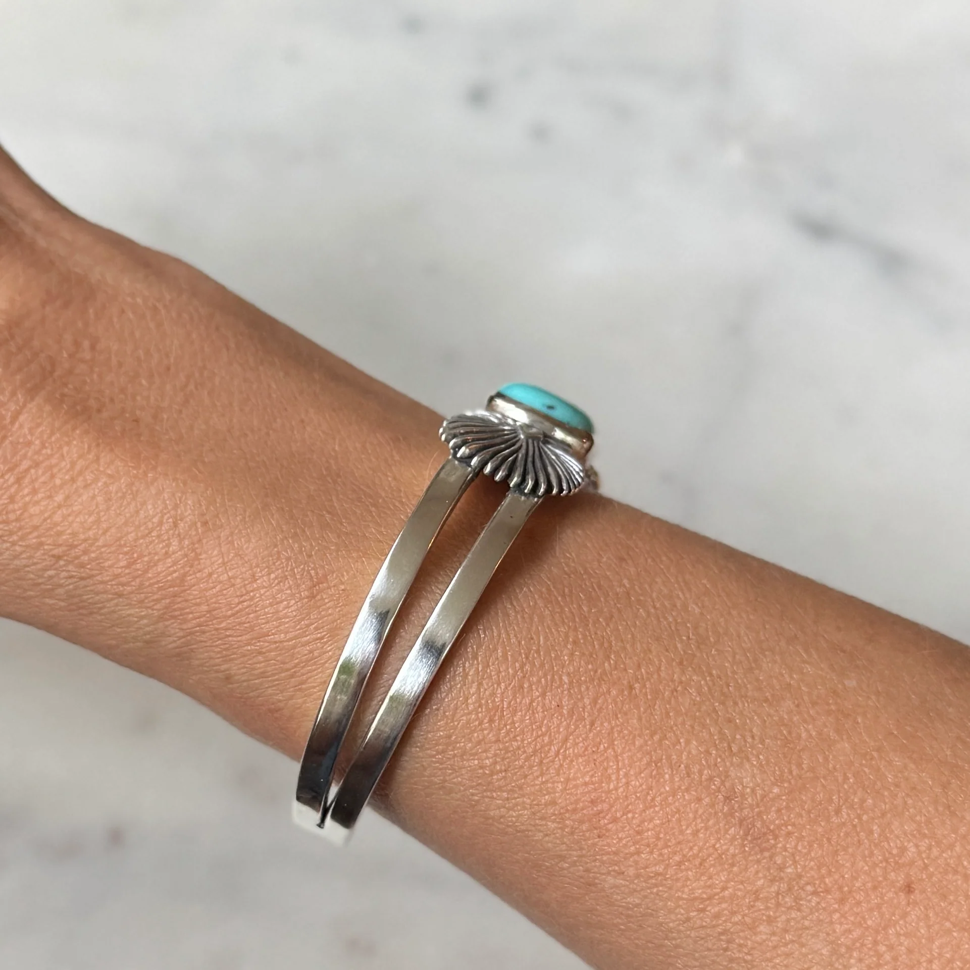 PALMETTO LEAF CUFF + TURQUOISE - Image 15