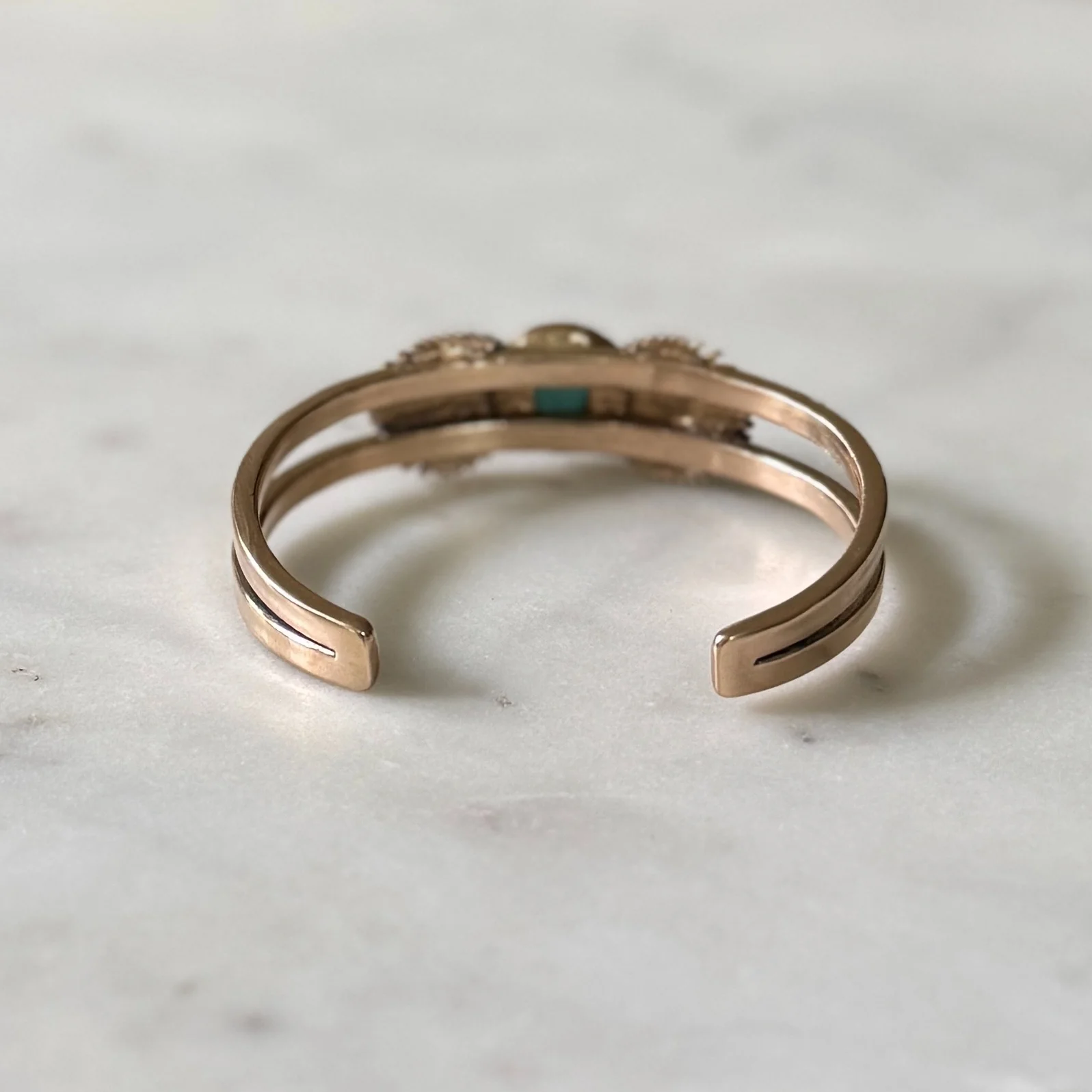 PALMETTO LEAF CUFF + TURQUOISE - Image 4