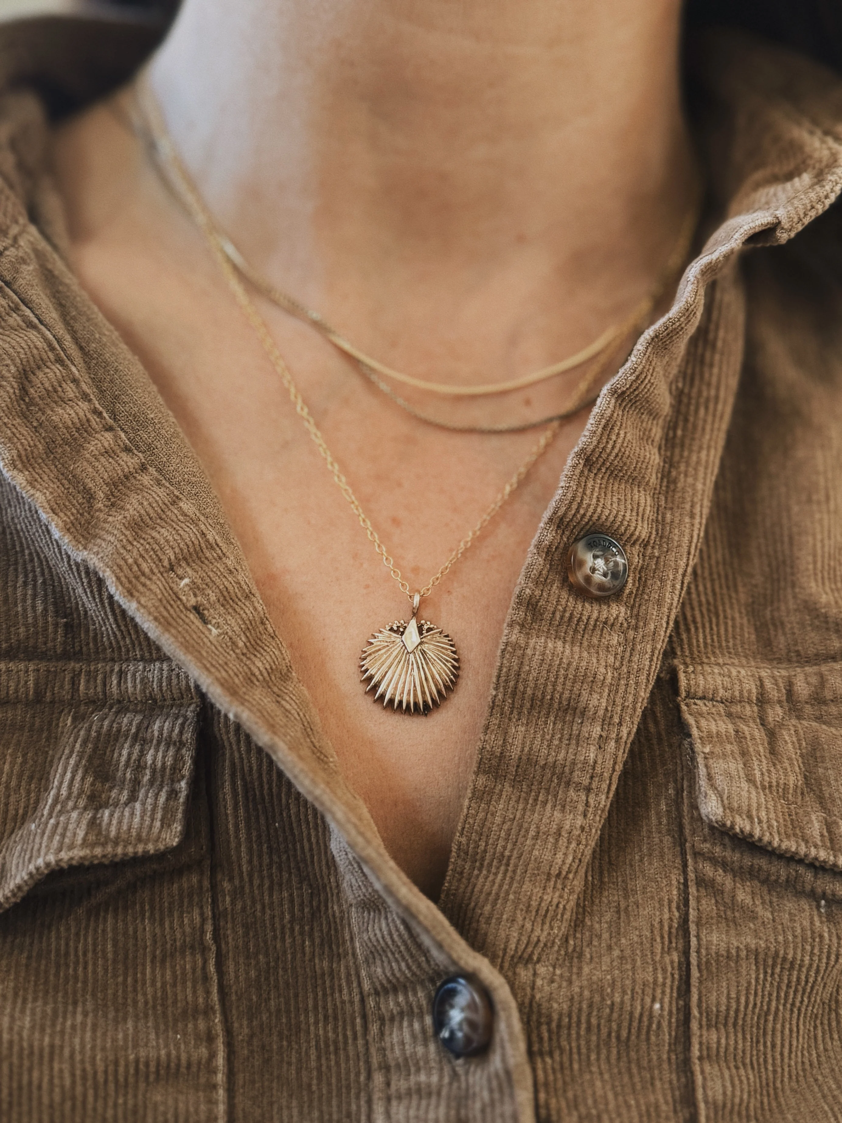 PALMETTO LEAF PENDANT — SMALL - Image 2