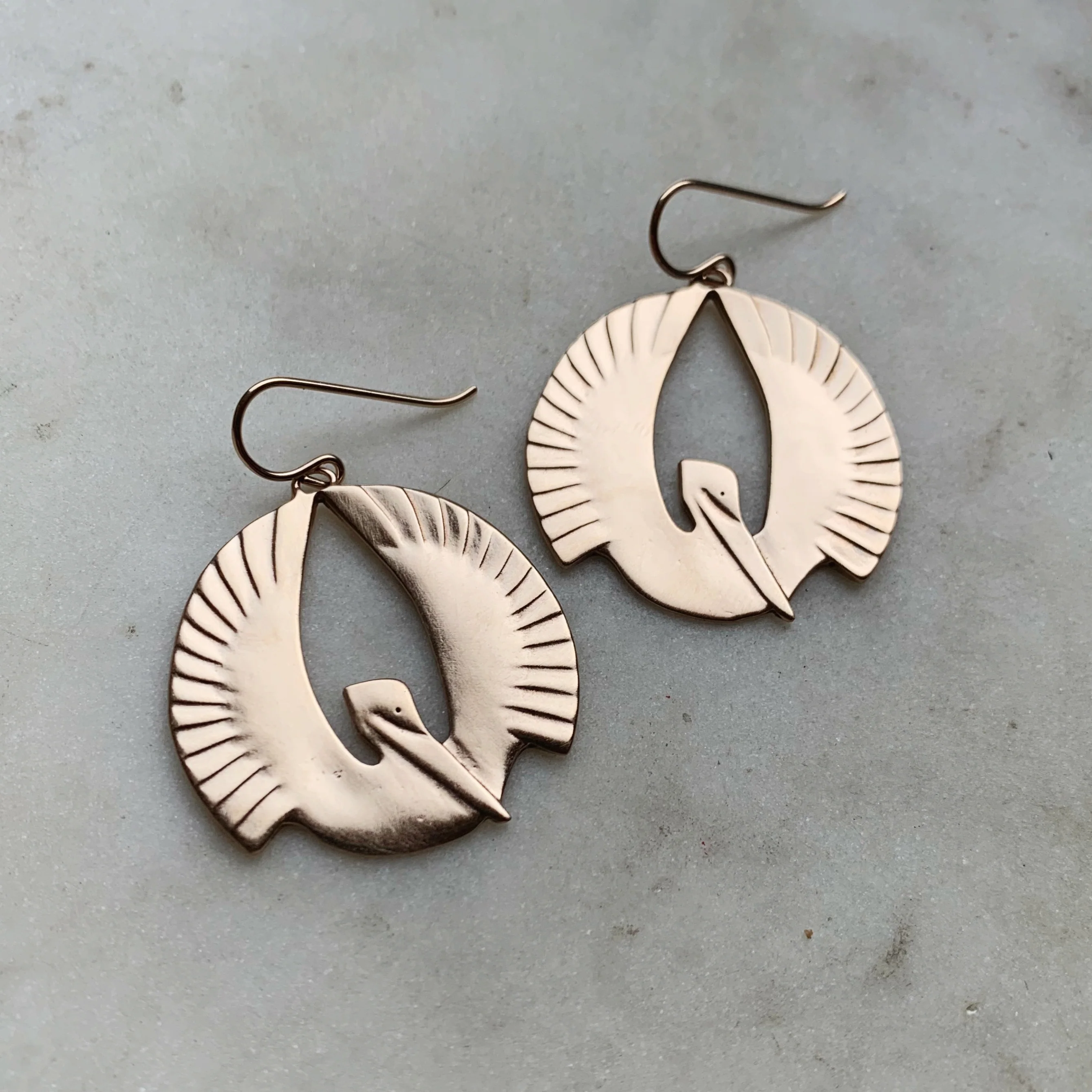 PELICAN RISING EARRINGS — LARGE - Image 3
