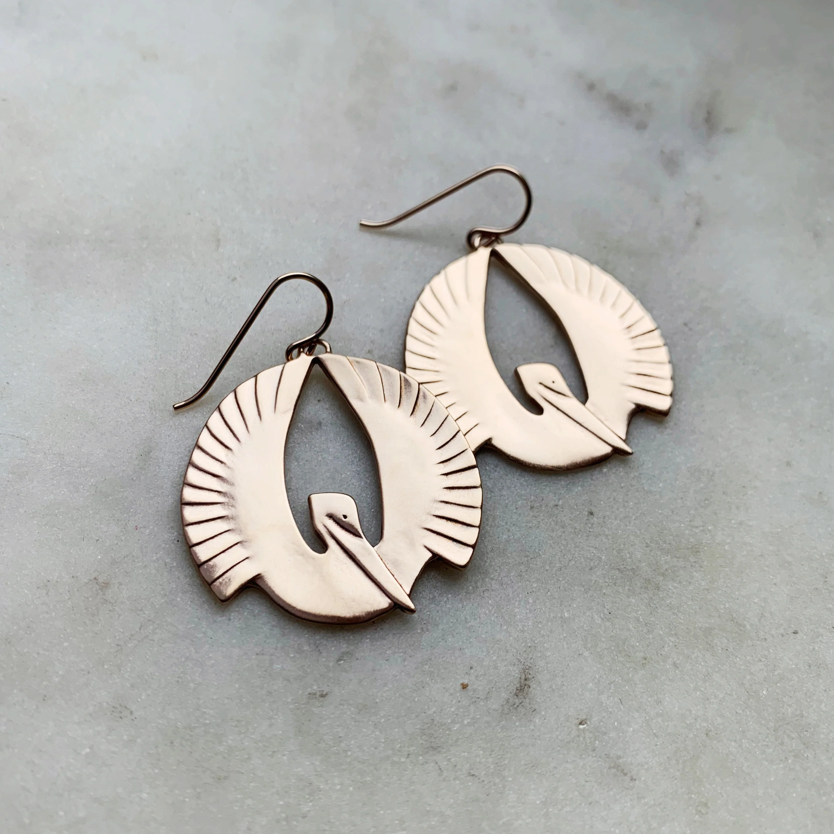 PELICAN RISING EARRINGS — LARGE - Image 5