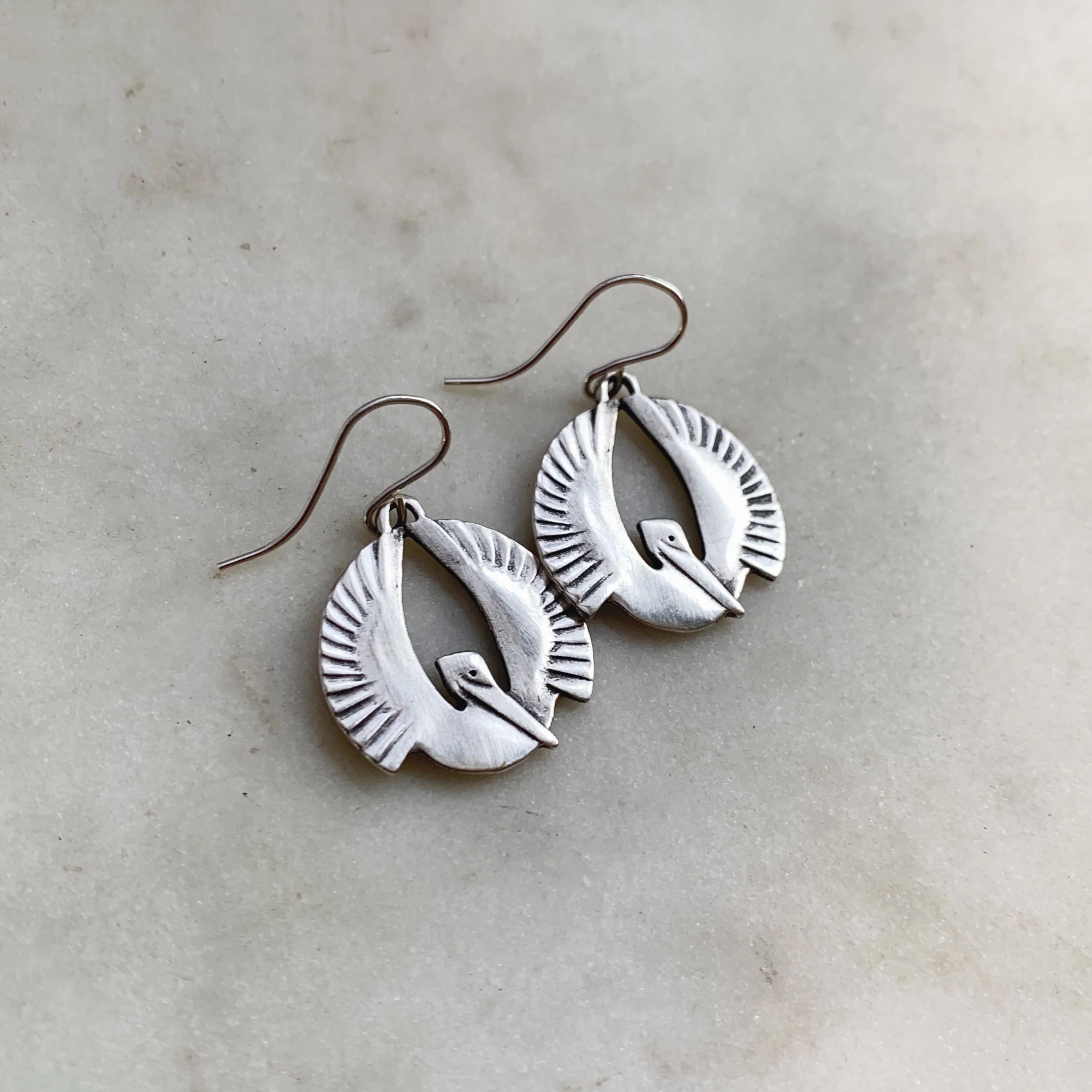 PELICAN RISING EARRINGS — SMALL - Image 4