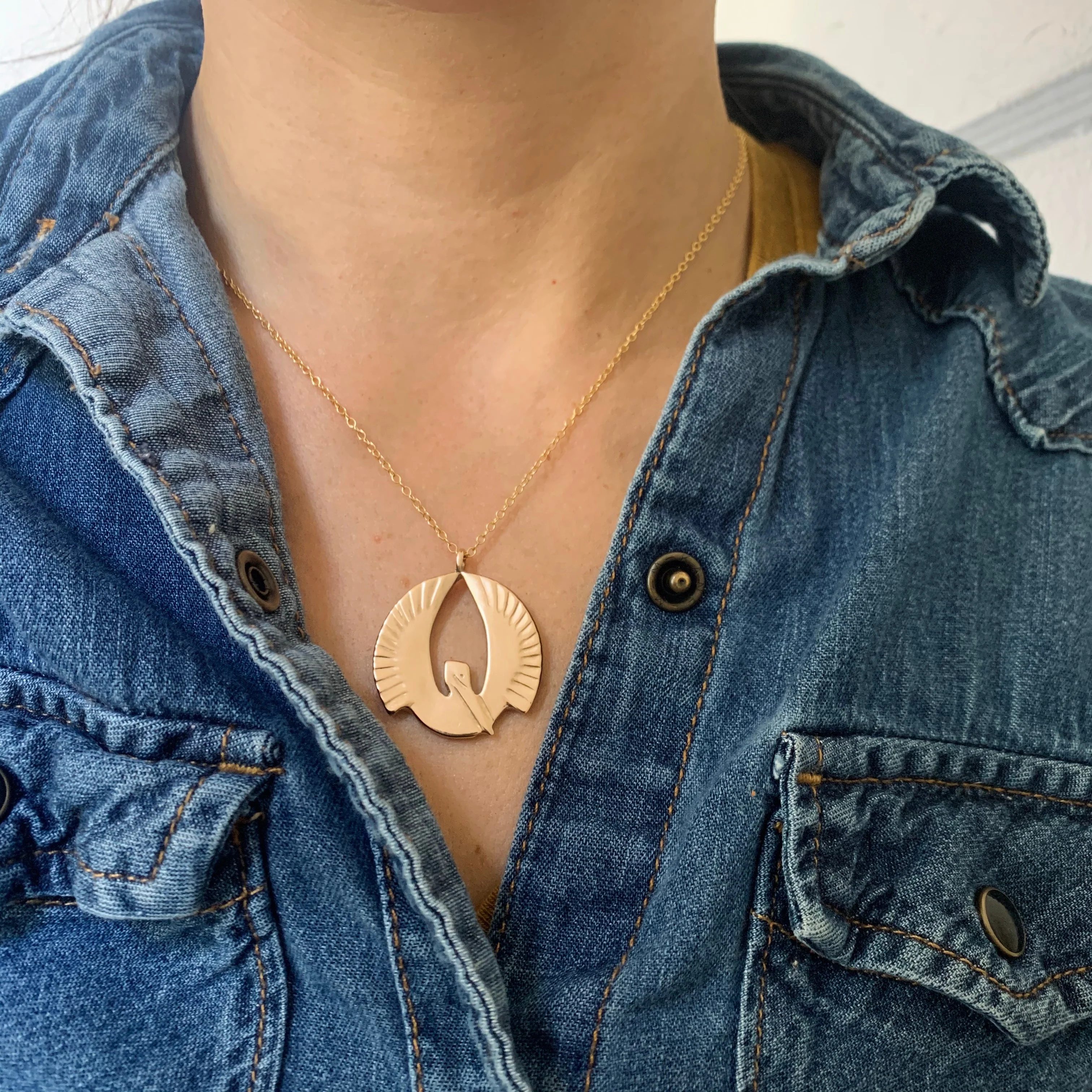 PELICAN RISING PENDANT — LARGE - Image 2