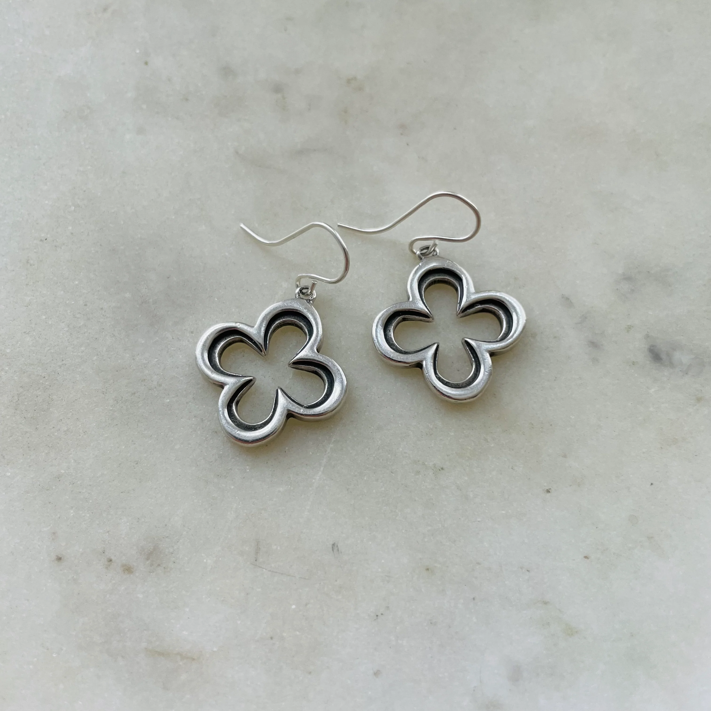 QUATREFOIL EARRINGS — LARGE - Image 3