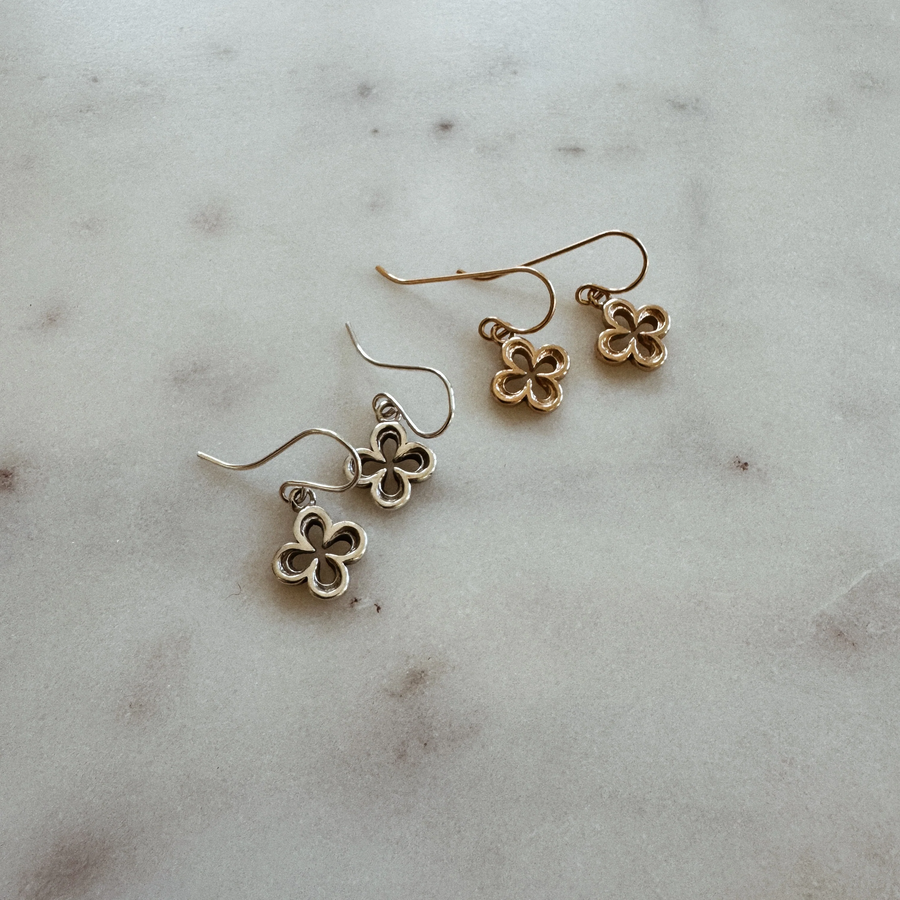 QUATREFOIL EARRINGS — SMALL - Image 4