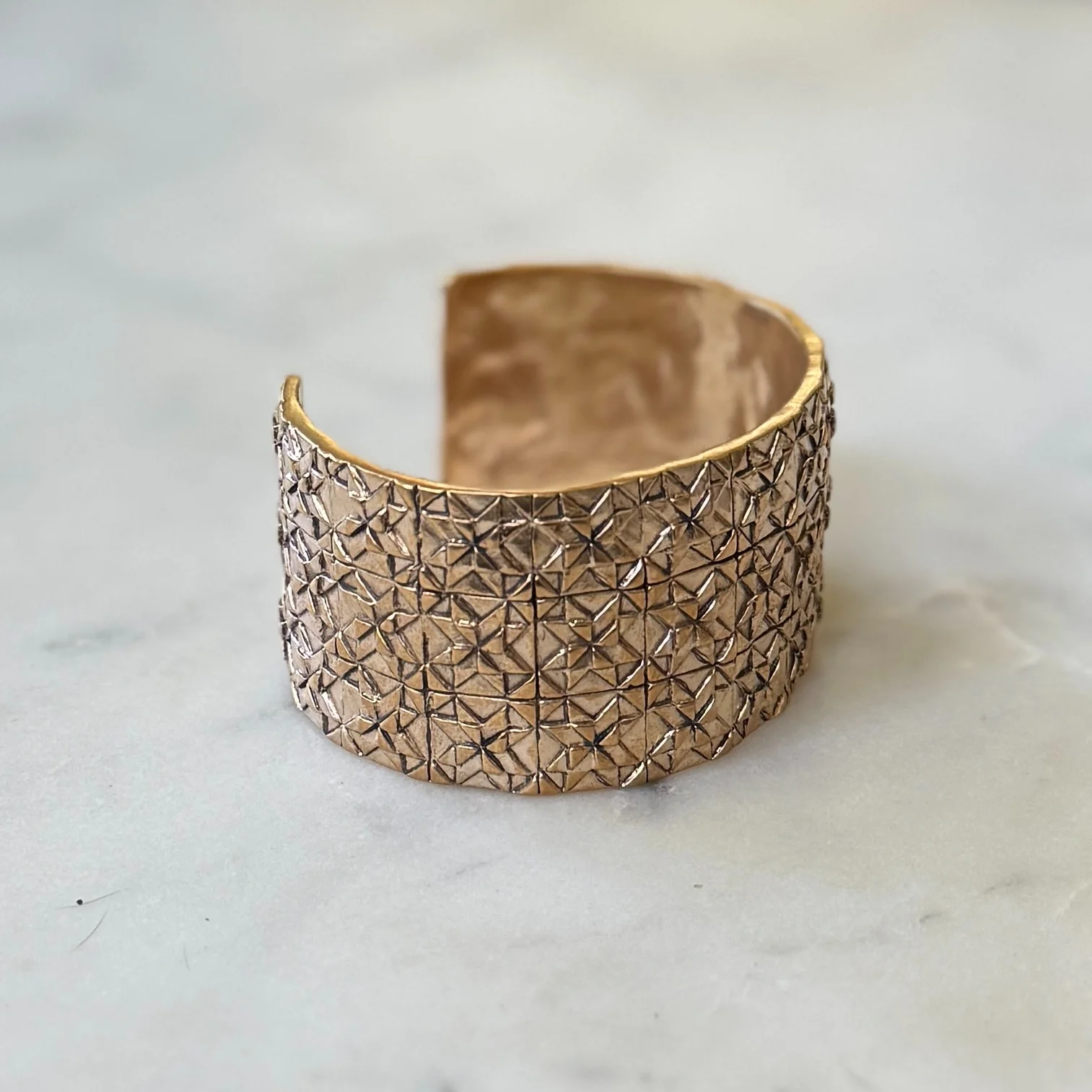 QUILT SQUARE CUFF — THREE ROW - Image 5