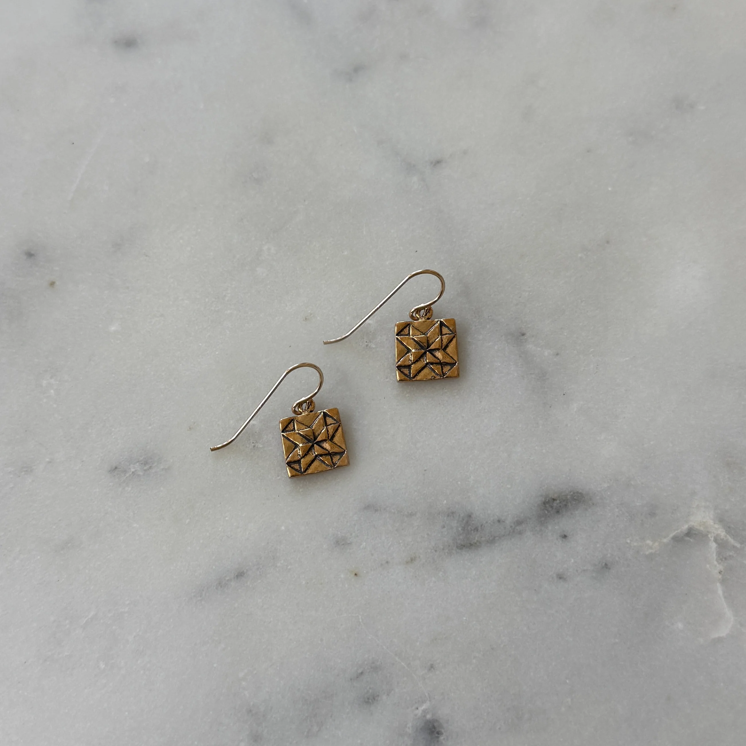 QUILT SQUARE EARRINGS
