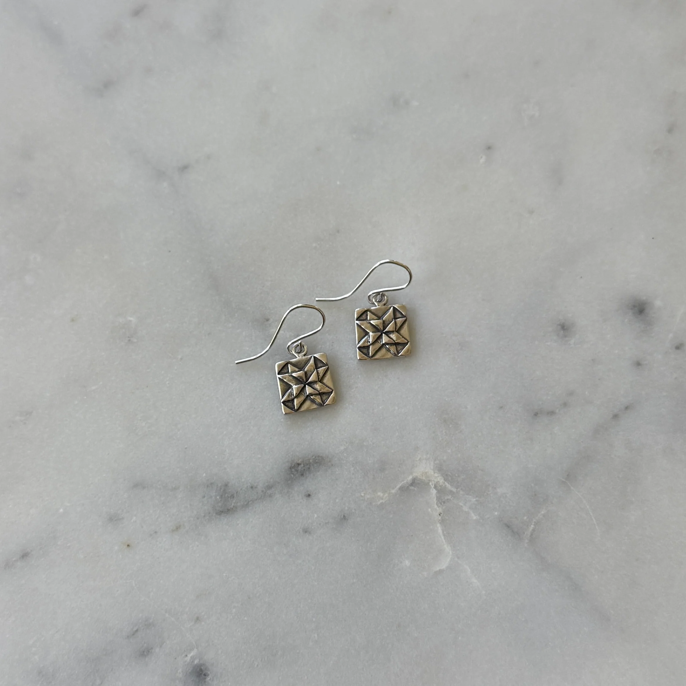 QUILT SQUARE EARRINGS - Image 5