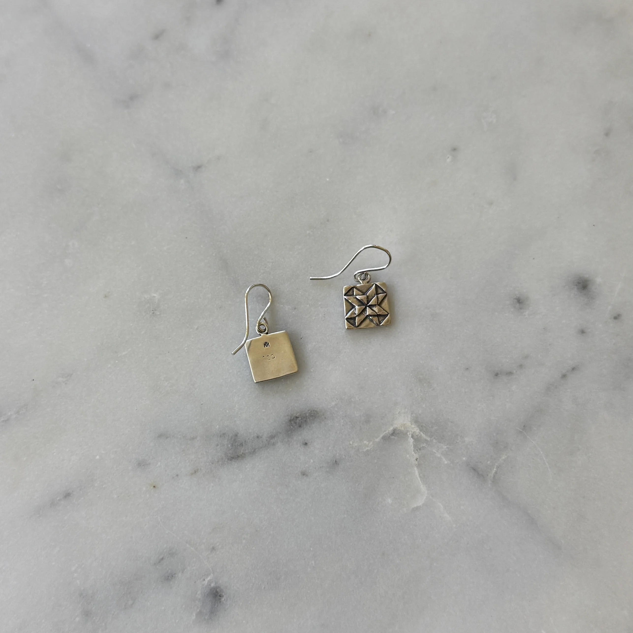 QUILT SQUARE EARRINGS - Image 7