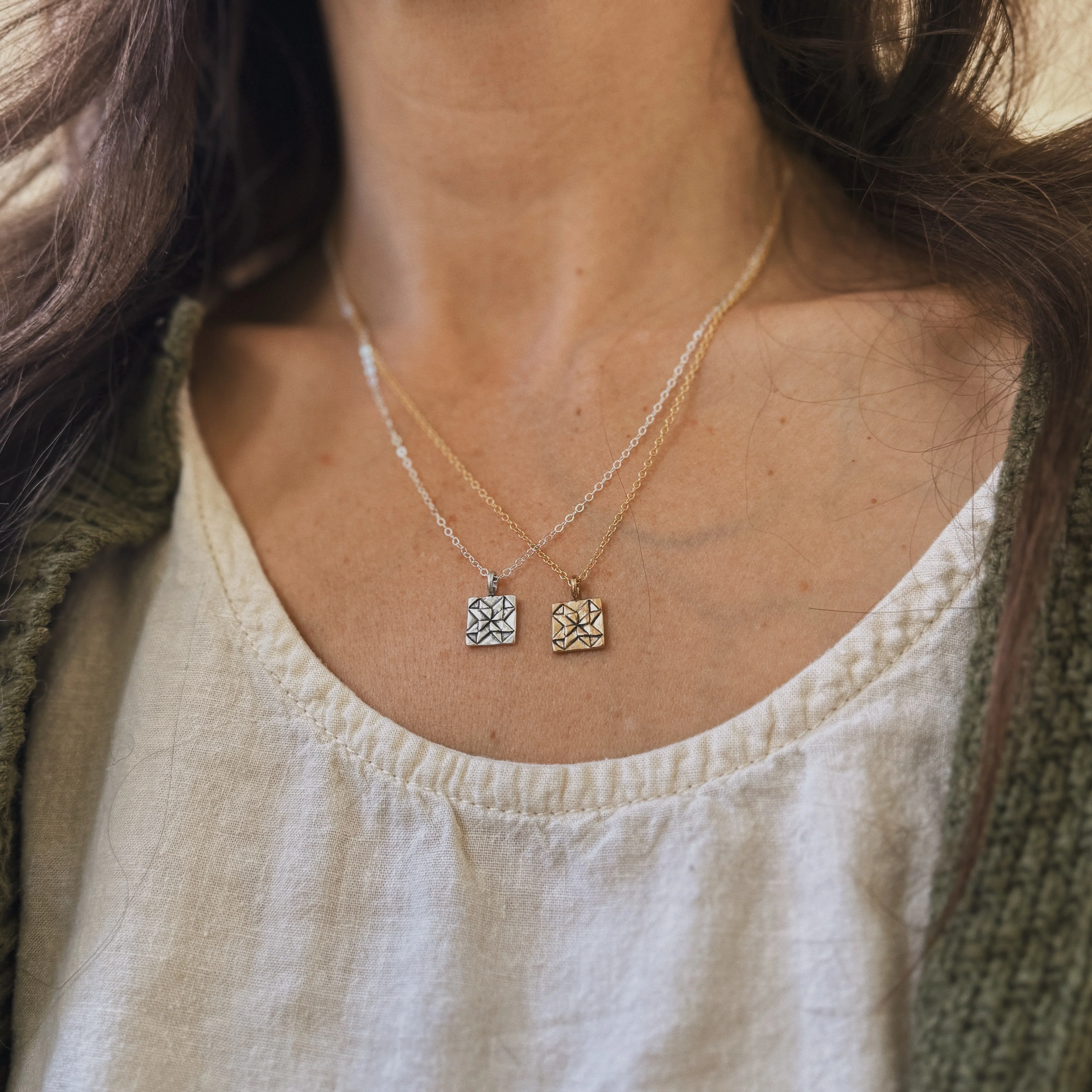 QUILT SQUARE PENDANT - Image 10