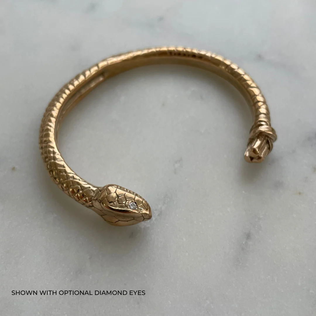 SNAKE-ROPE CUFF + BIRTHSTONE EYES - Image 4