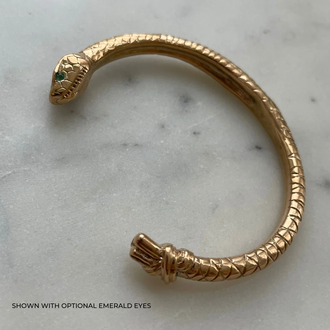 SNAKE-ROPE CUFF + BIRTHSTONE EYES - Image 6