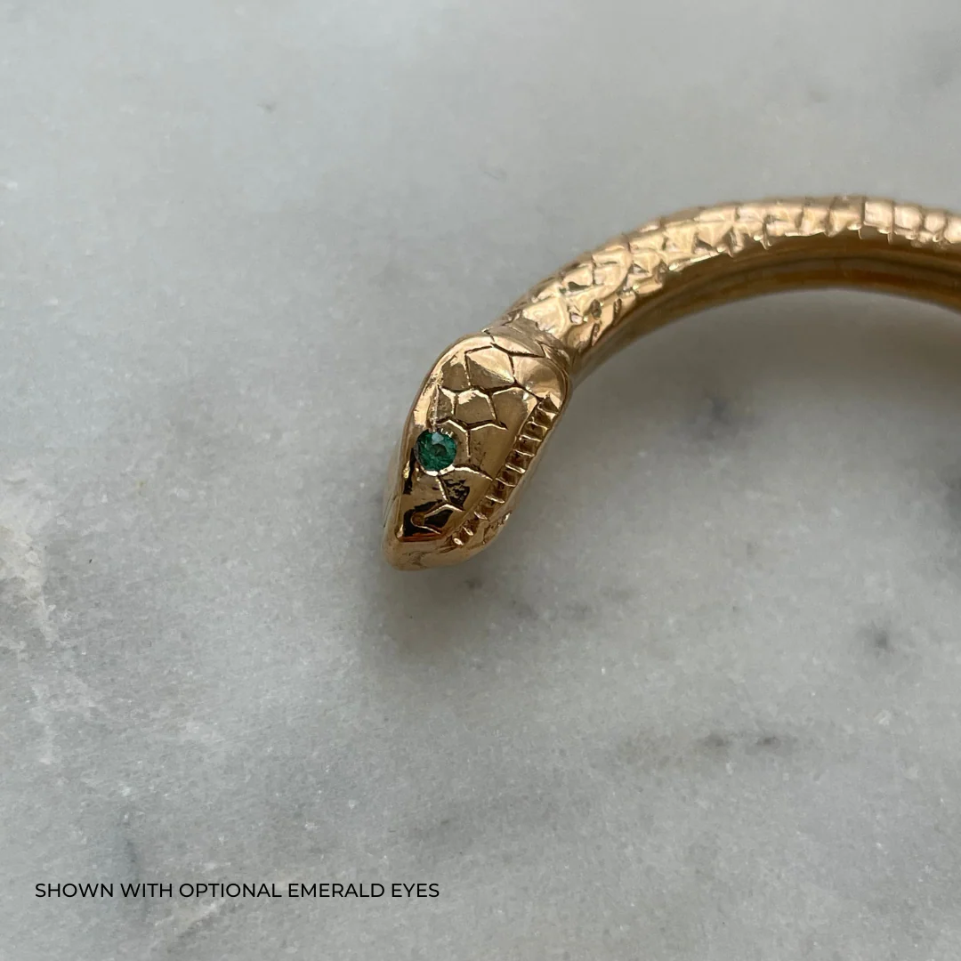 SNAKE-ROPE CUFF + BIRTHSTONE EYES - Image 7