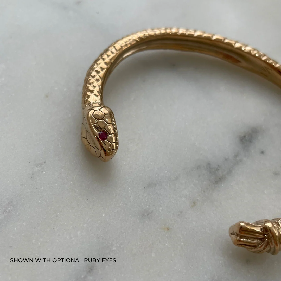 SNAKE-ROPE CUFF + BIRTHSTONE EYES - Image 8