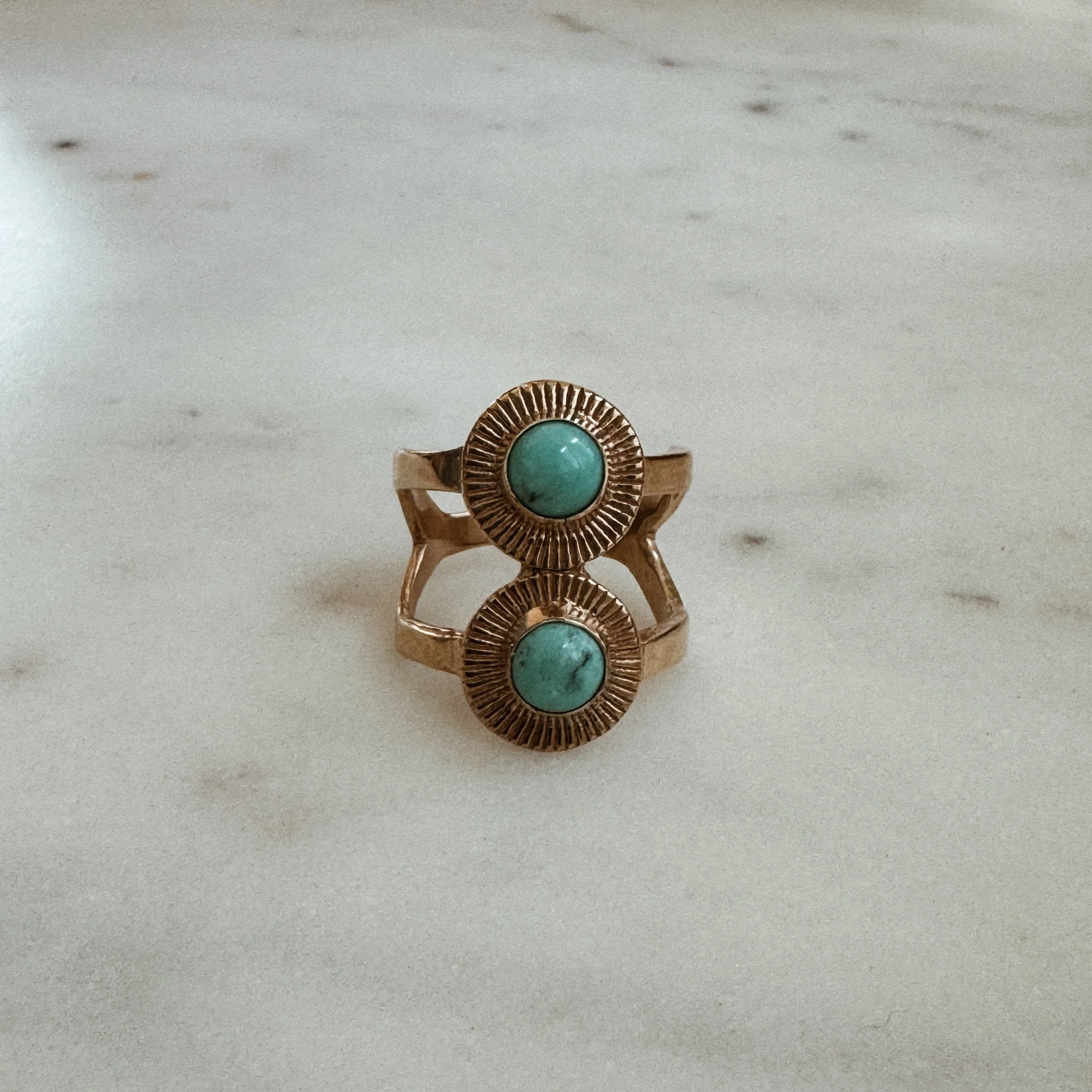 SUNBURST STATEMENT RING