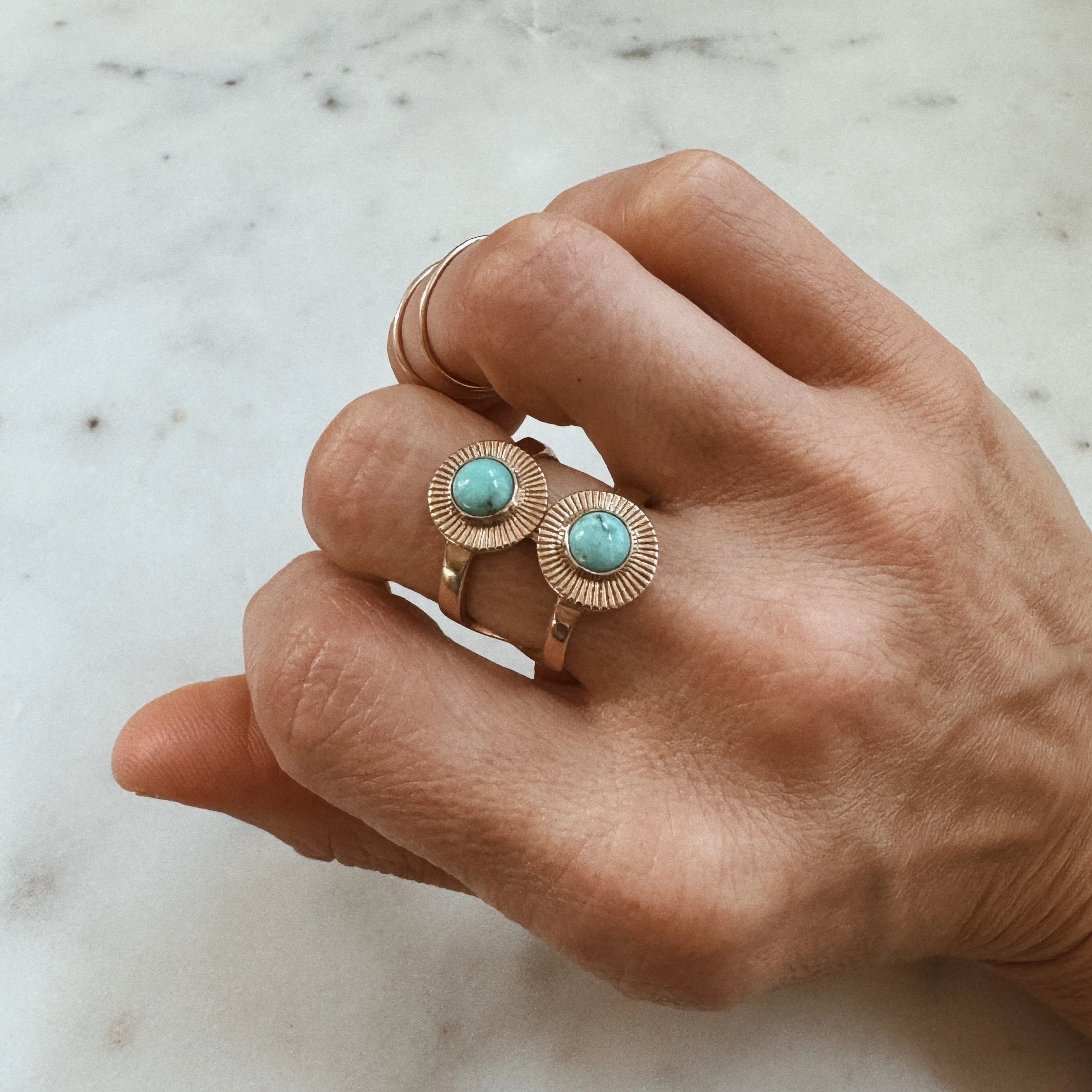 SUNBURST STATEMENT RING - Image 10