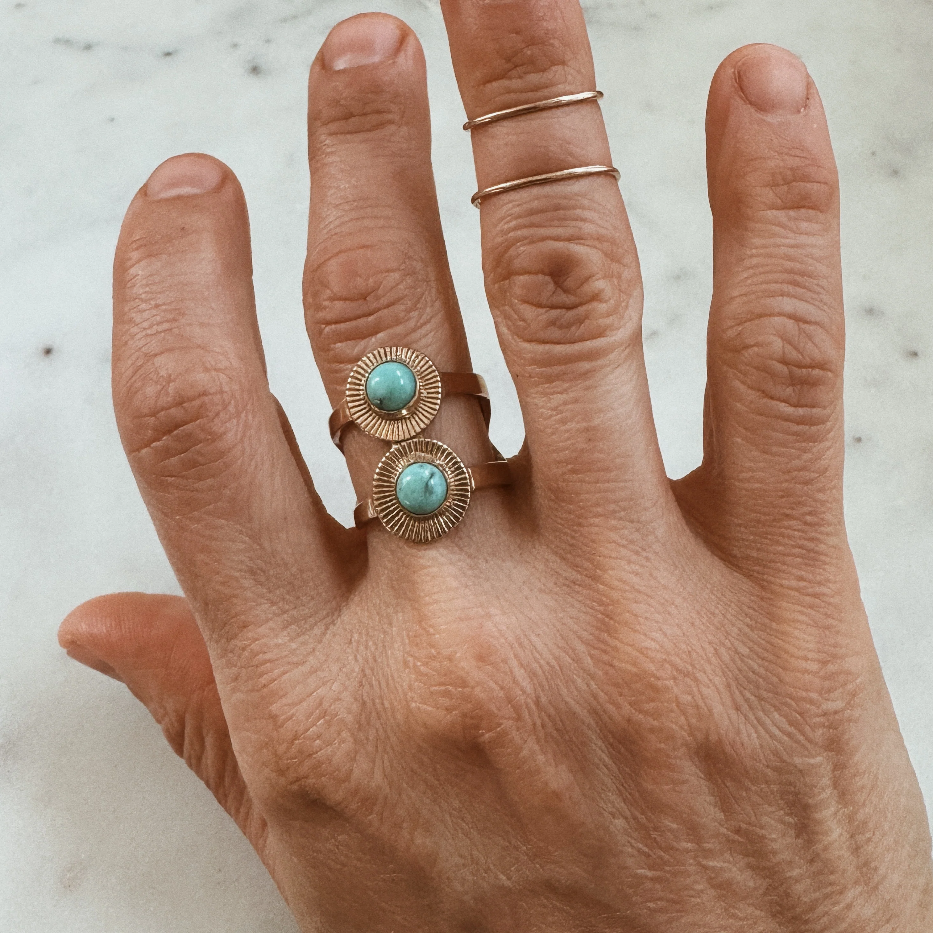 SUNBURST STATEMENT RING - Image 8