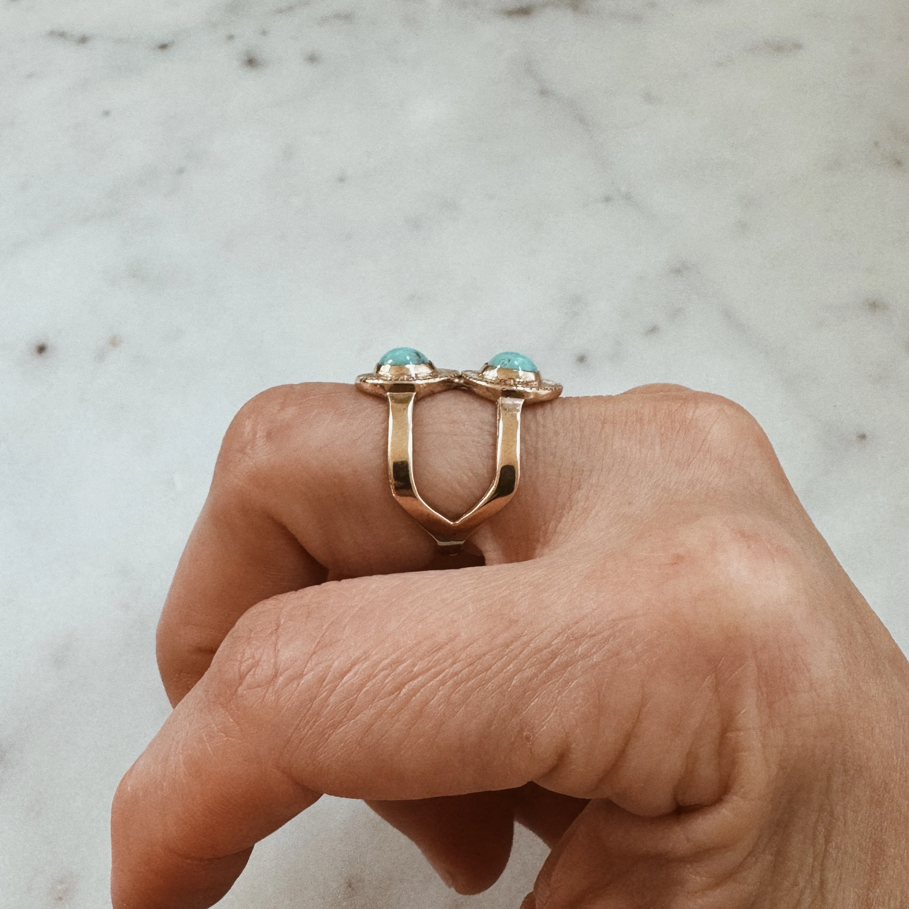 SUNBURST STATEMENT RING - Image 9