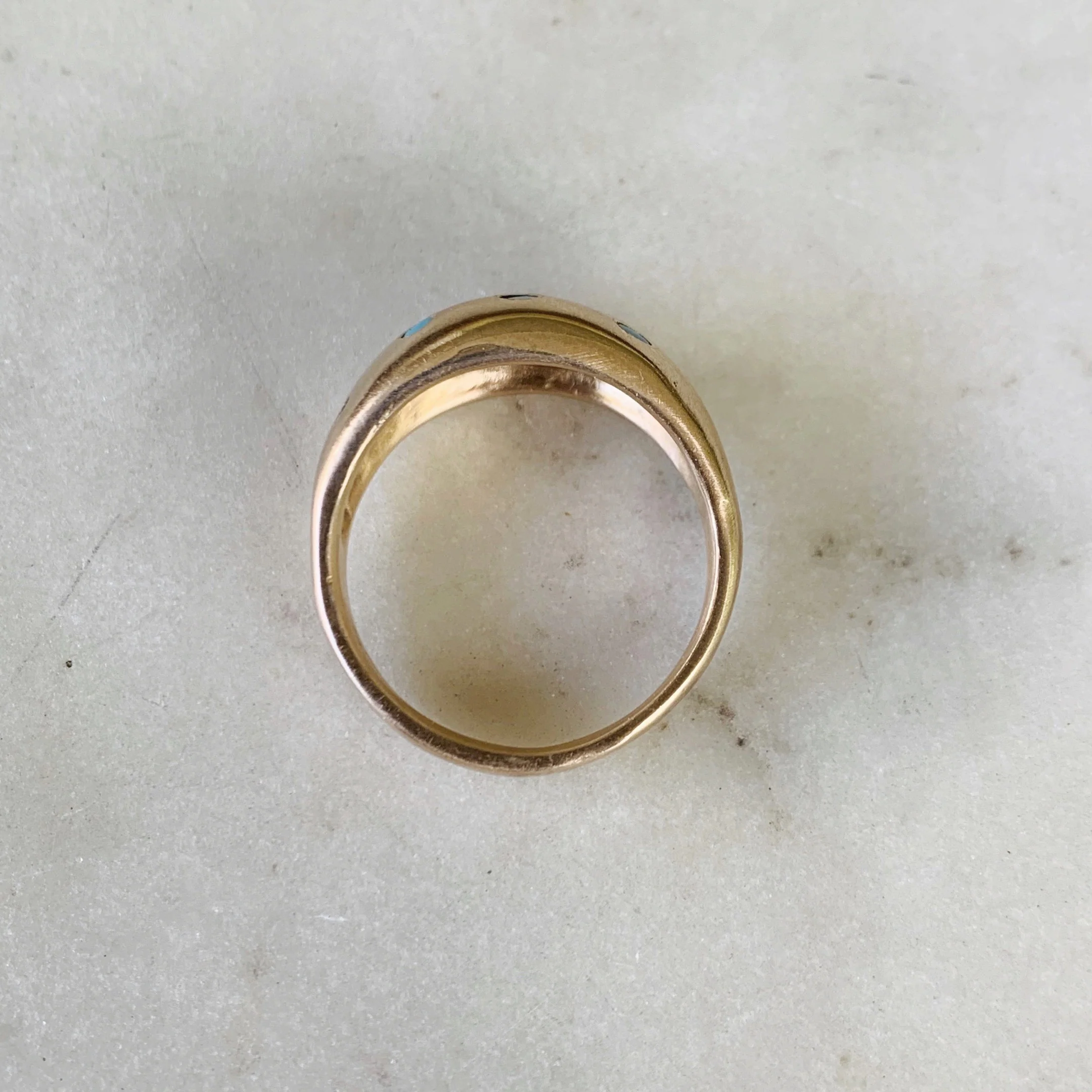 AMANDA RING — 7 TURQUOISE STONES - Image 3