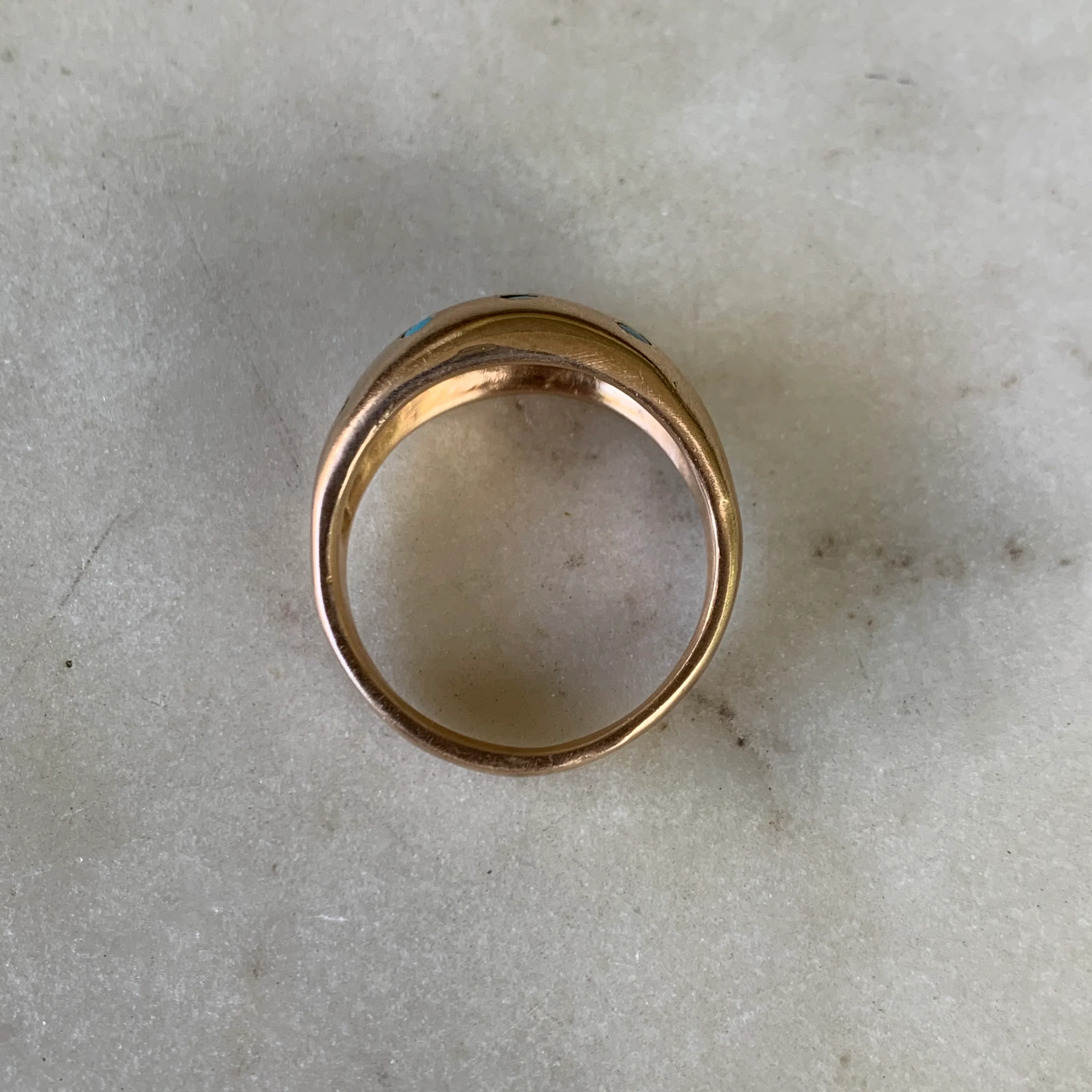 AMANDA RING — 8 TURQUOISE STONES - Image 3