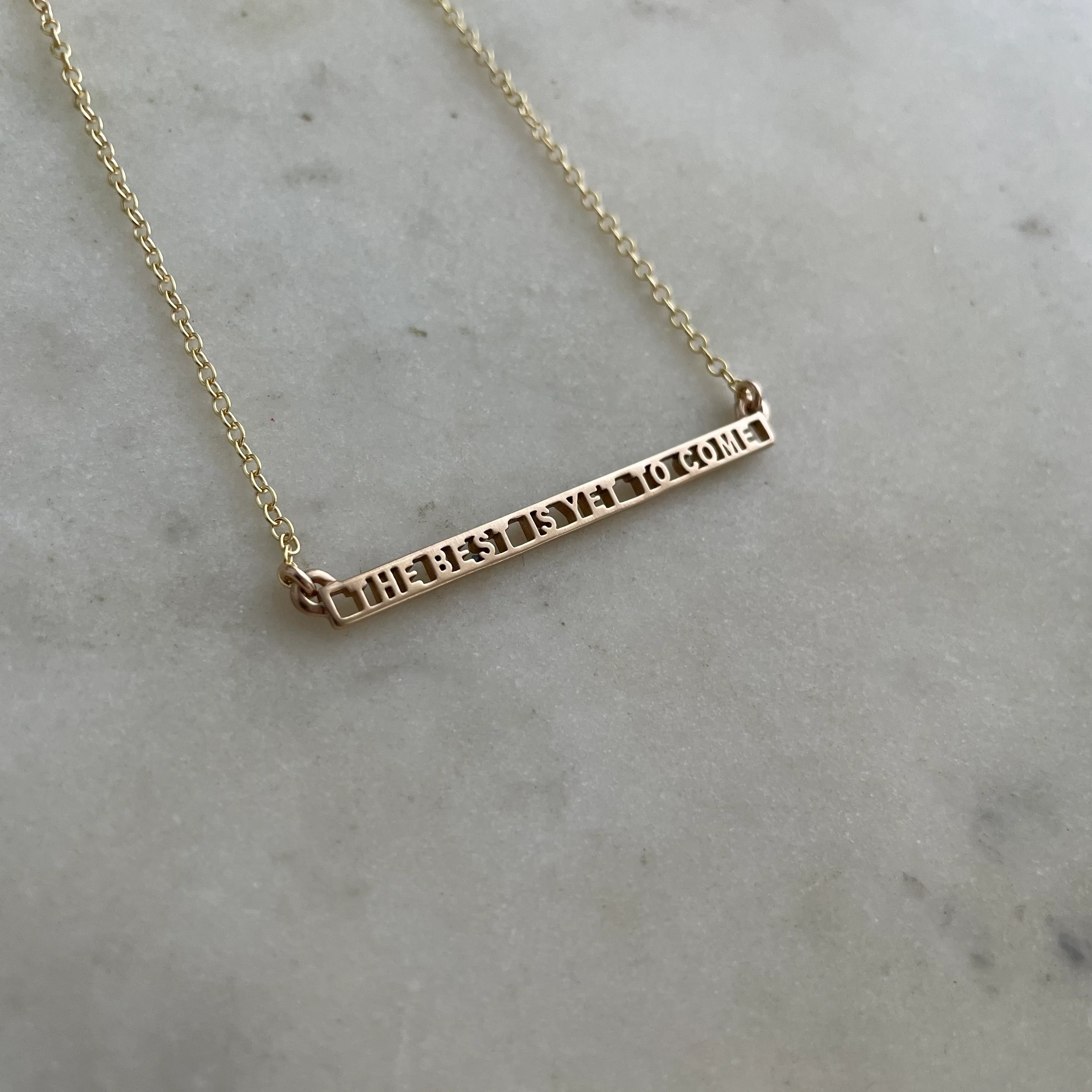 THE BEST IS YET TO COME NECKLACE - Image 5