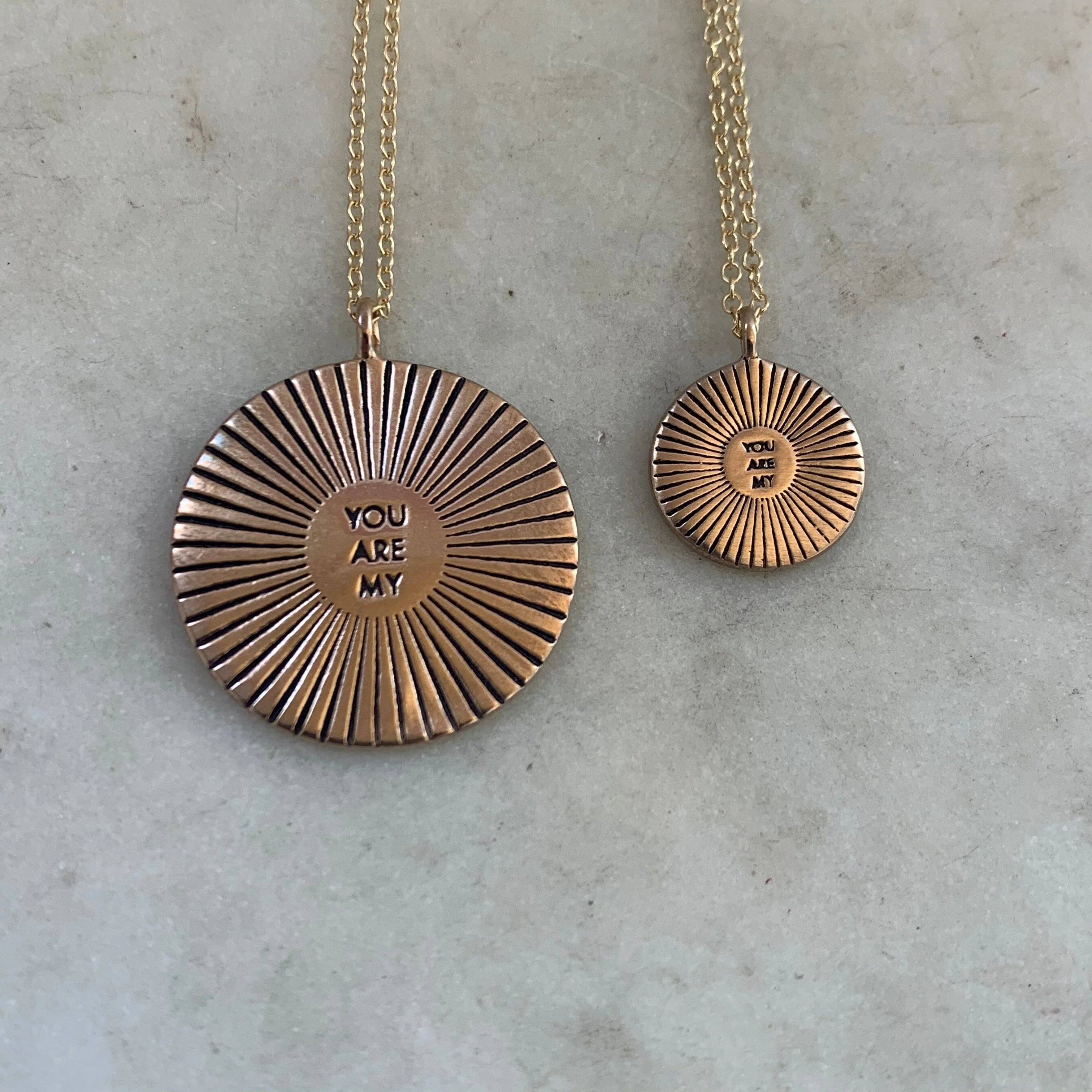 YOU ARE MY SUNSHINE PENDANT — LARGE - Image 3