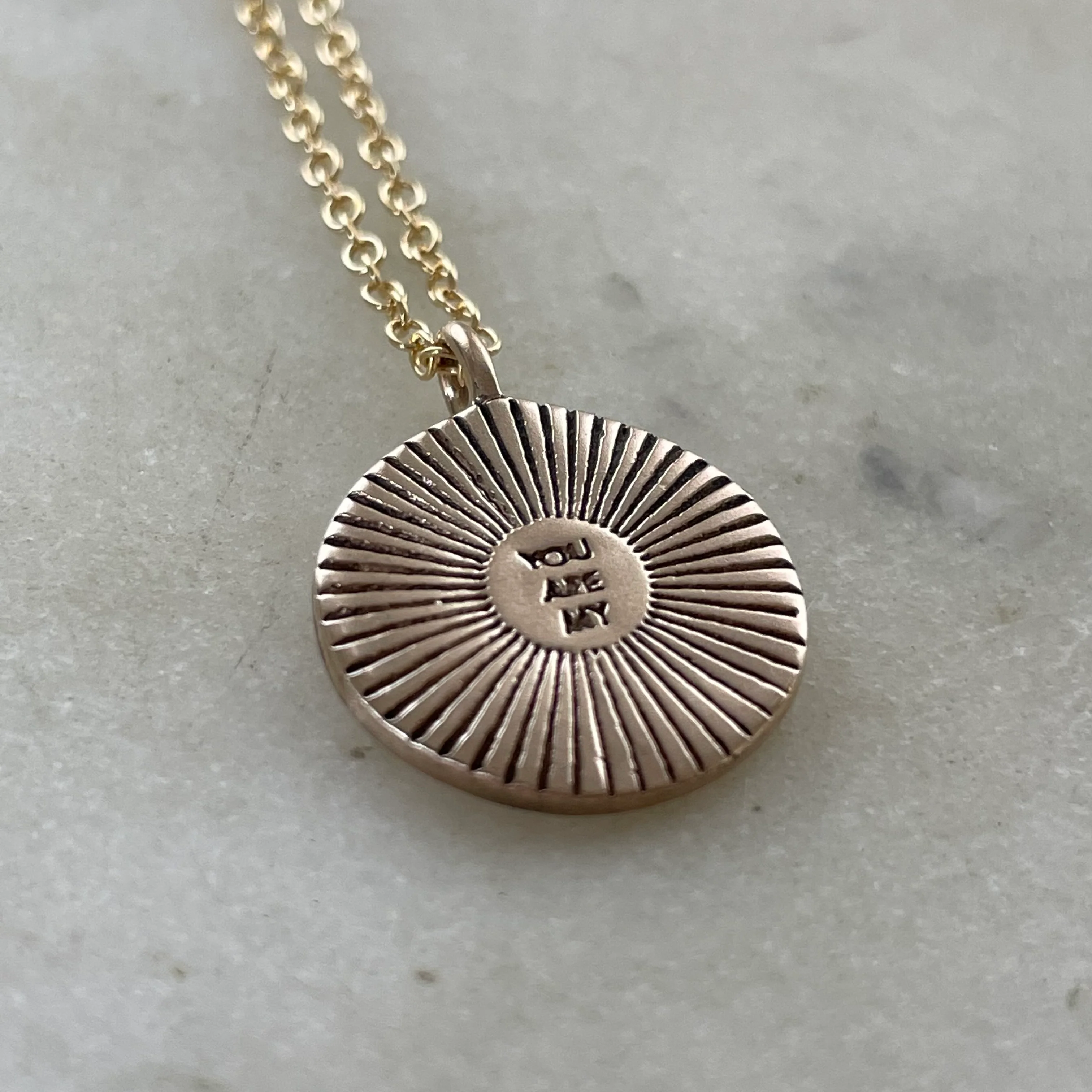 YOU ARE MY SUNSHINE PENDANT — SMALL - Image 5