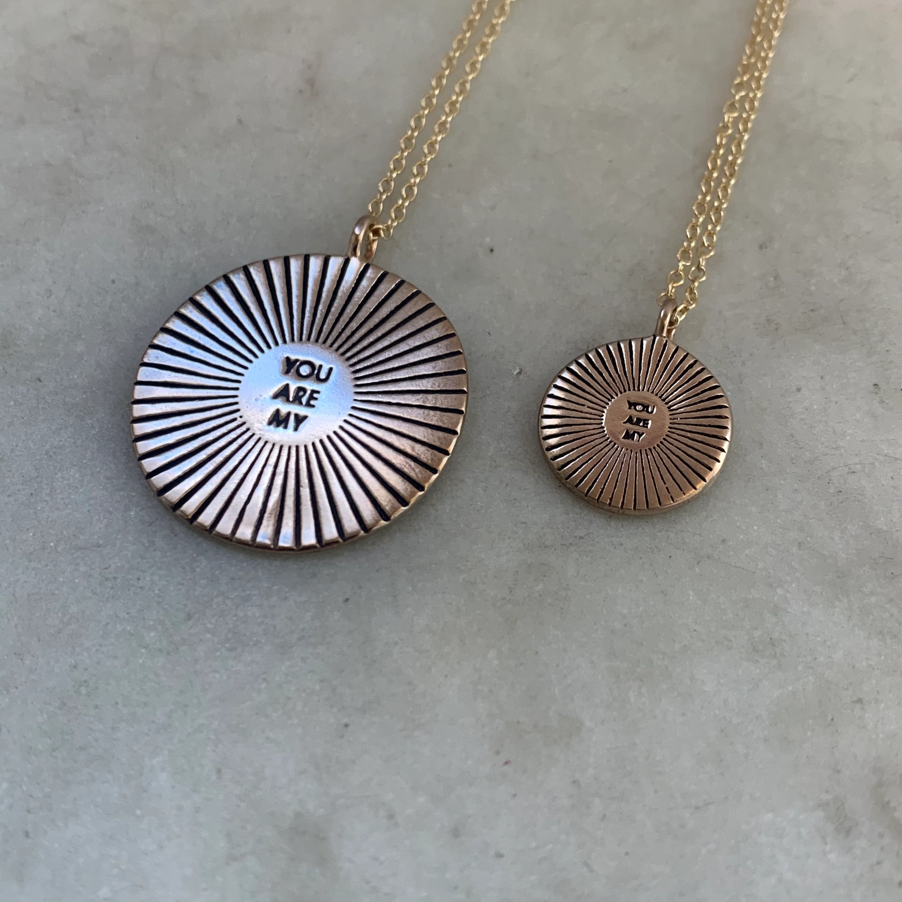 YOU ARE MY SUNSHINE PENDANT — SMALL - Image 8